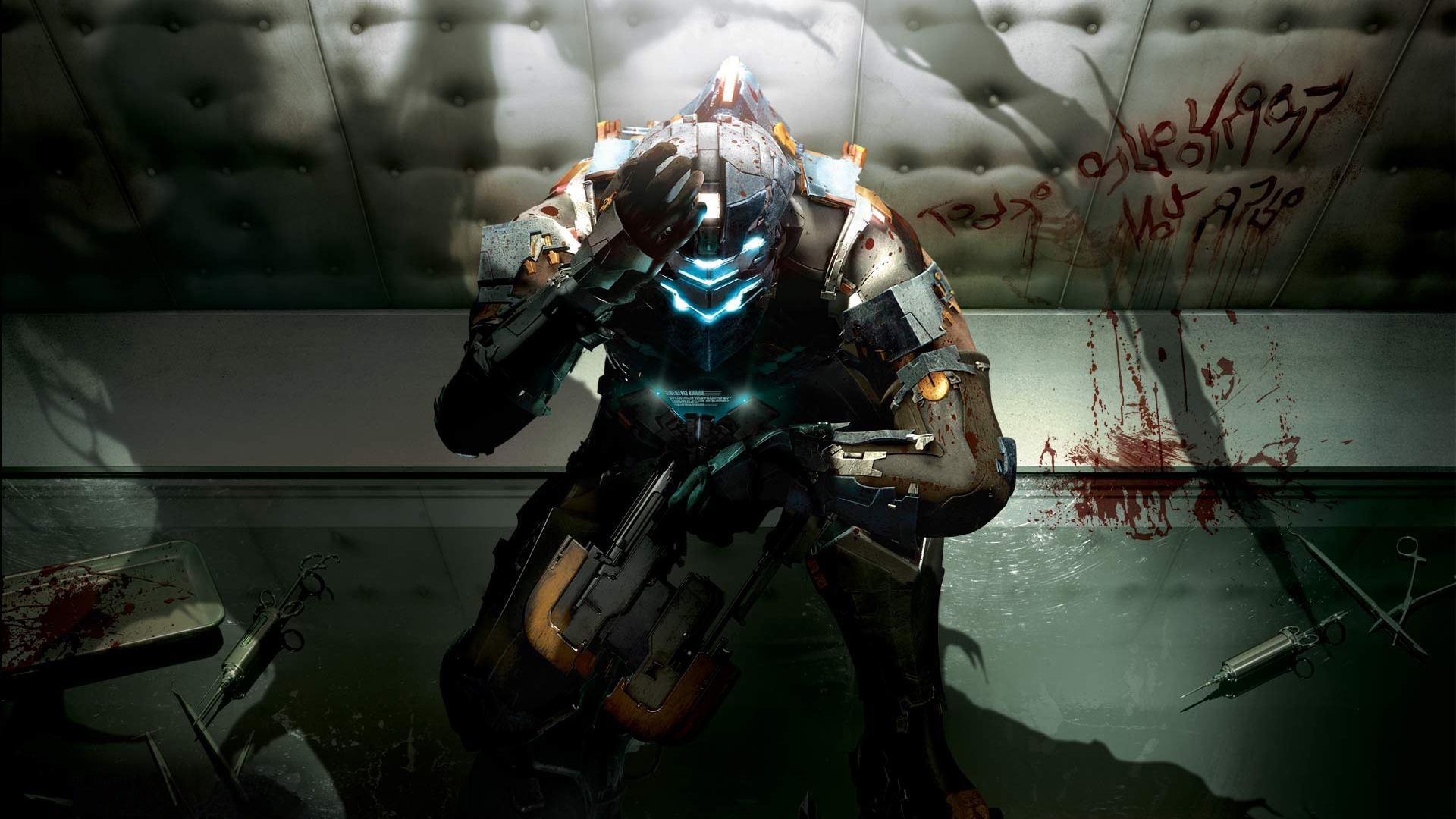 General 1920x1080 video games Dead Space Dead Space 2 science fiction horror blood video game art