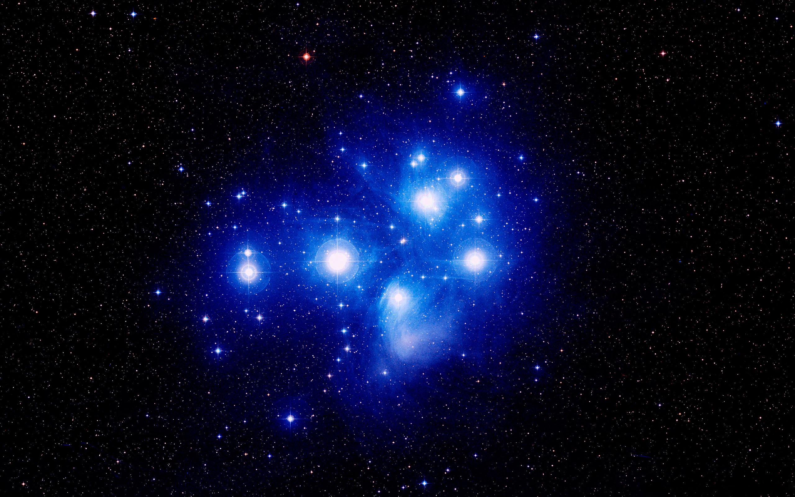 General 2560x1600 stars space space art digital art blue