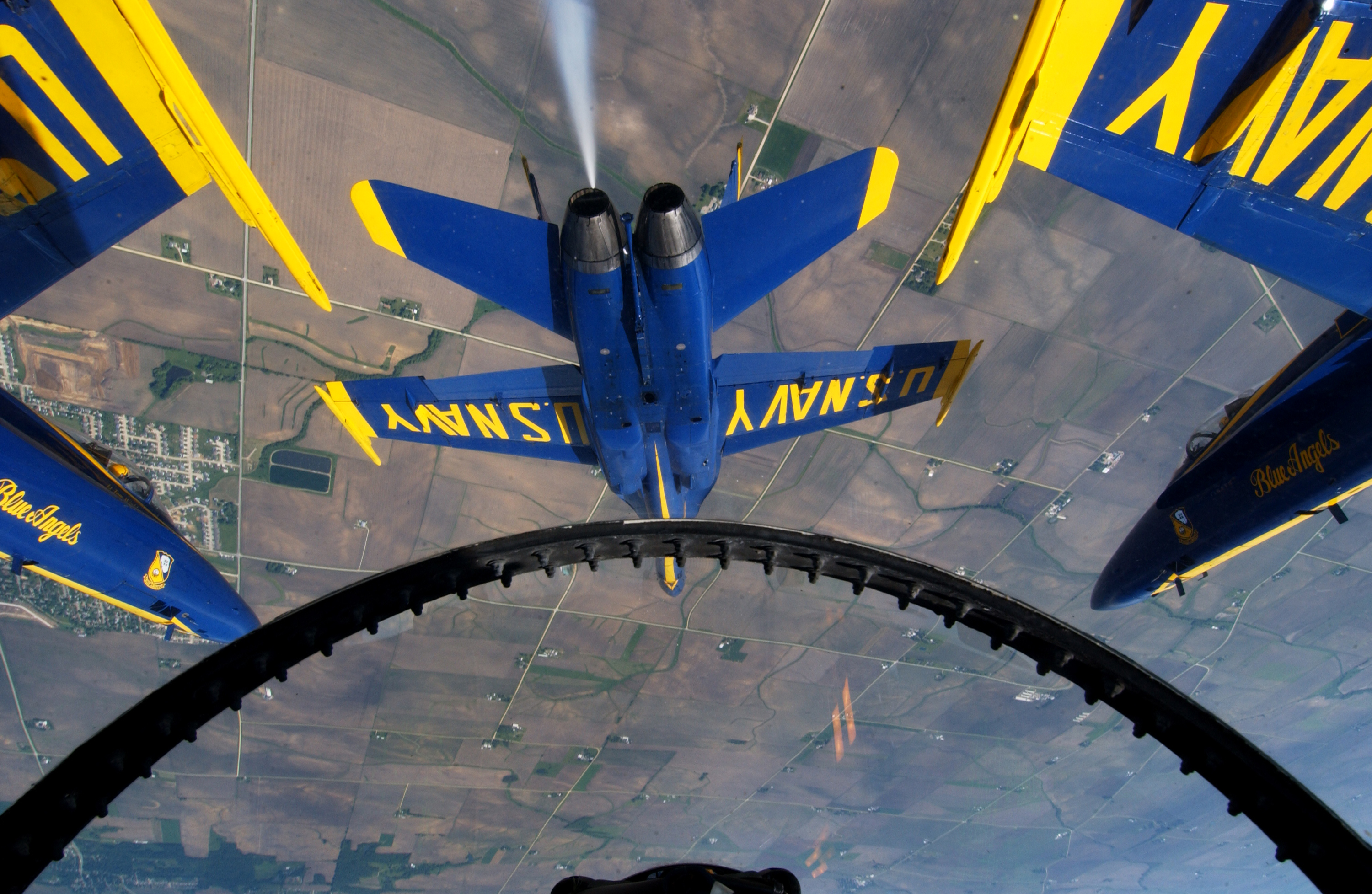 General 3000x1955 aircraft Blue Angels vehicle military aircraft United States Navy yellow military American aircraft blue landscape POV