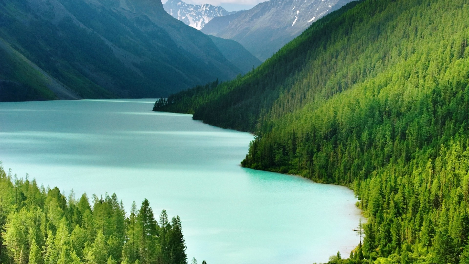 General 1920x1080 landscape mountains water nature trees lake