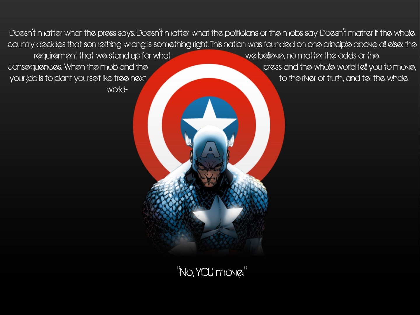 General 1440x1080 Captain America text superhero