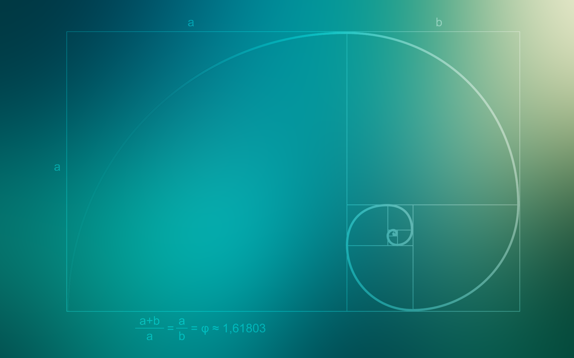 General 1920x1200 gradient texture blue background Fibonacci sequence