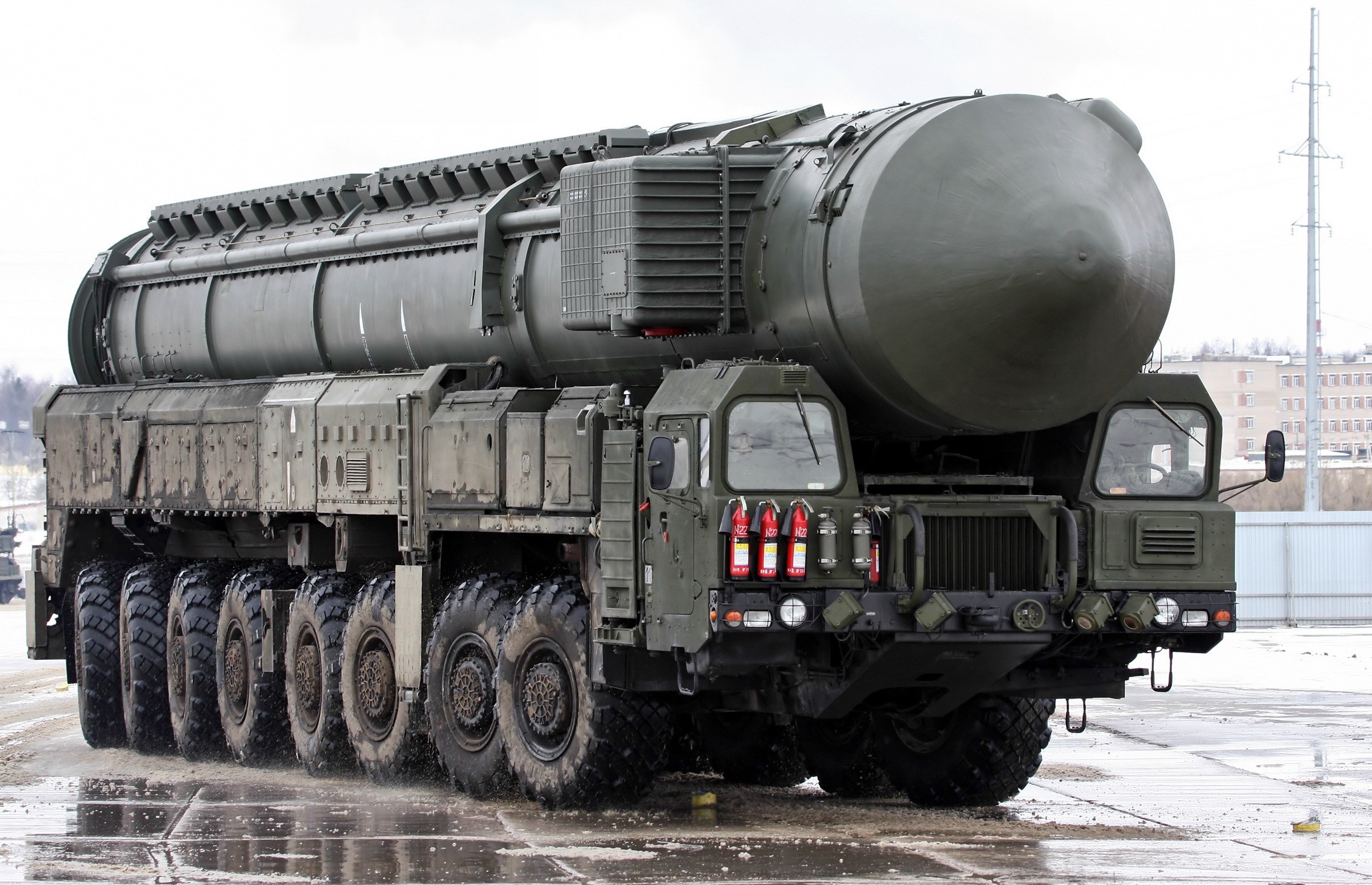 General 2250x1451 military truck missiles vehicle military vehicle Russian Army nuclear ICBM MAZ