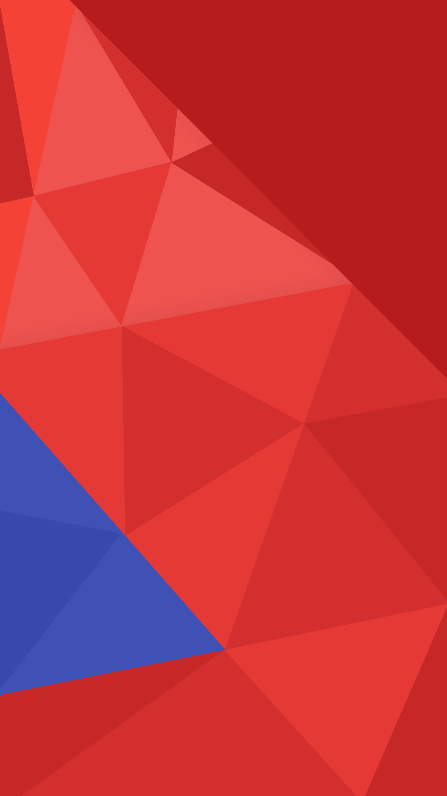 General 1440x2560 minimalism low poly abstract red geometric figures digital art