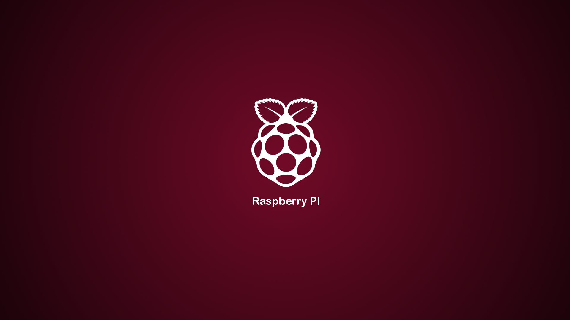 General 1920x1080 Raspberry Pi Linux minimalism fruit red background operating system