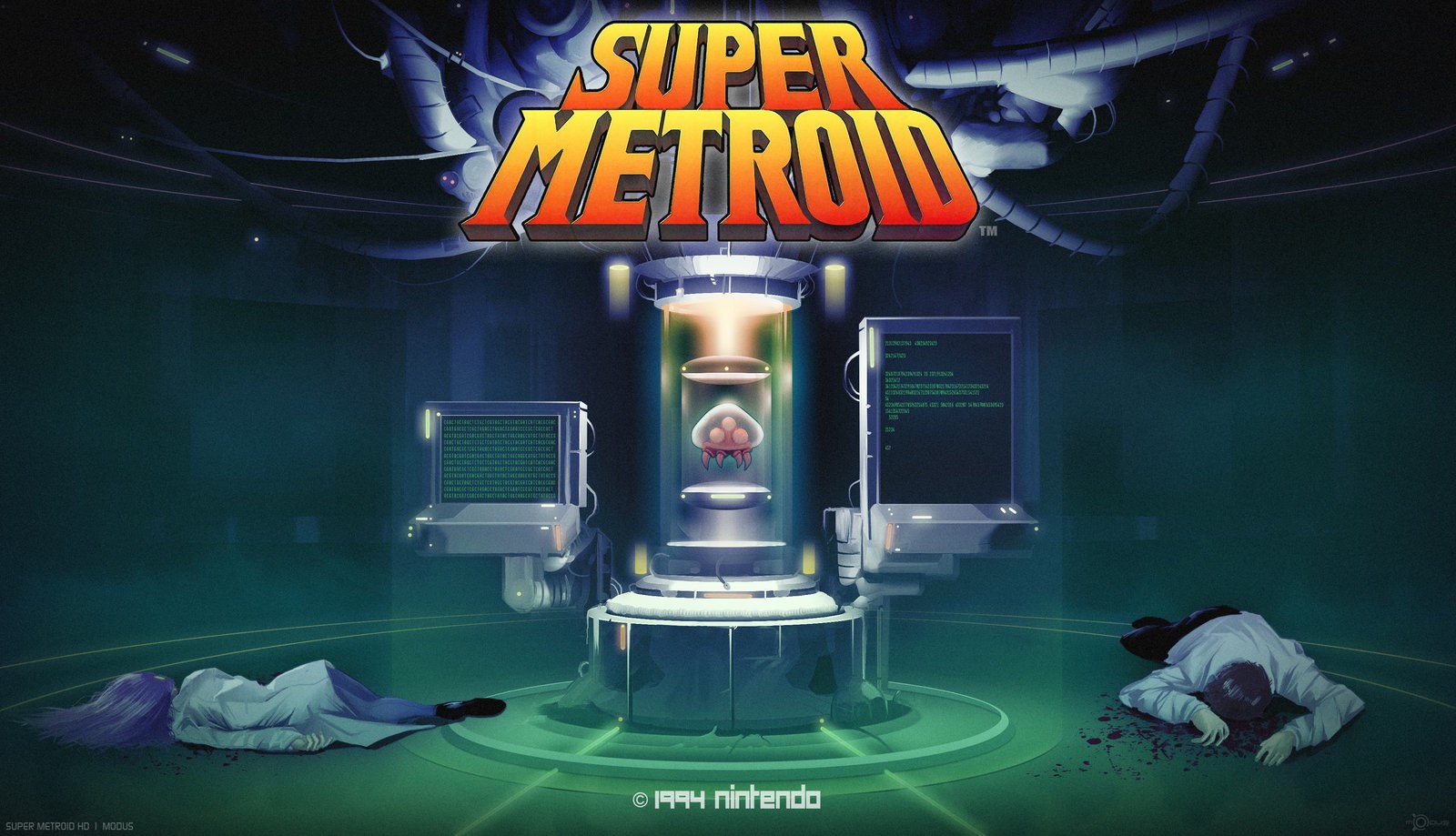 General 1600x919 video games Super Metroid Metroid Nintendo video game art 1994 (Year)