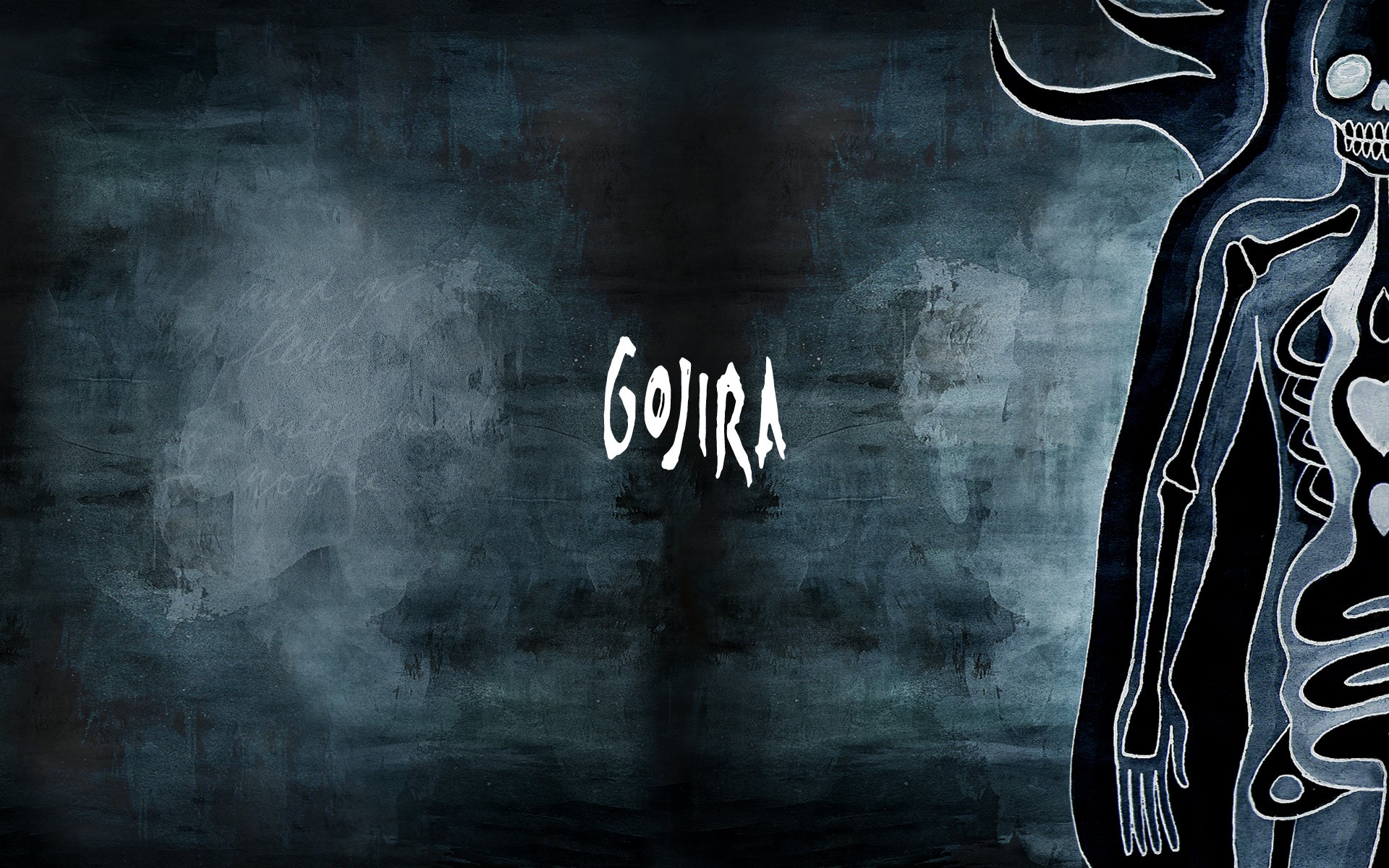 General 1920x1200 heavy metal skeleton album covers band logo cover art groove metal death metal extreme metal Gojira
