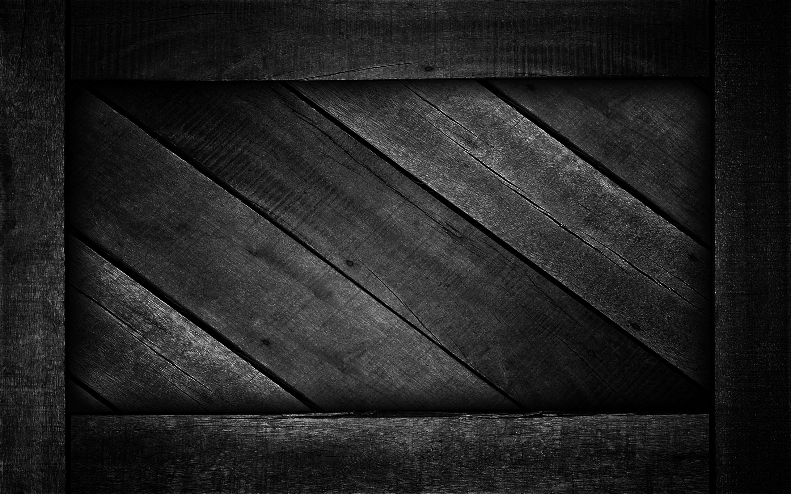 General 2560x1600 monochrome wood wooden surface minimalism texture planks black