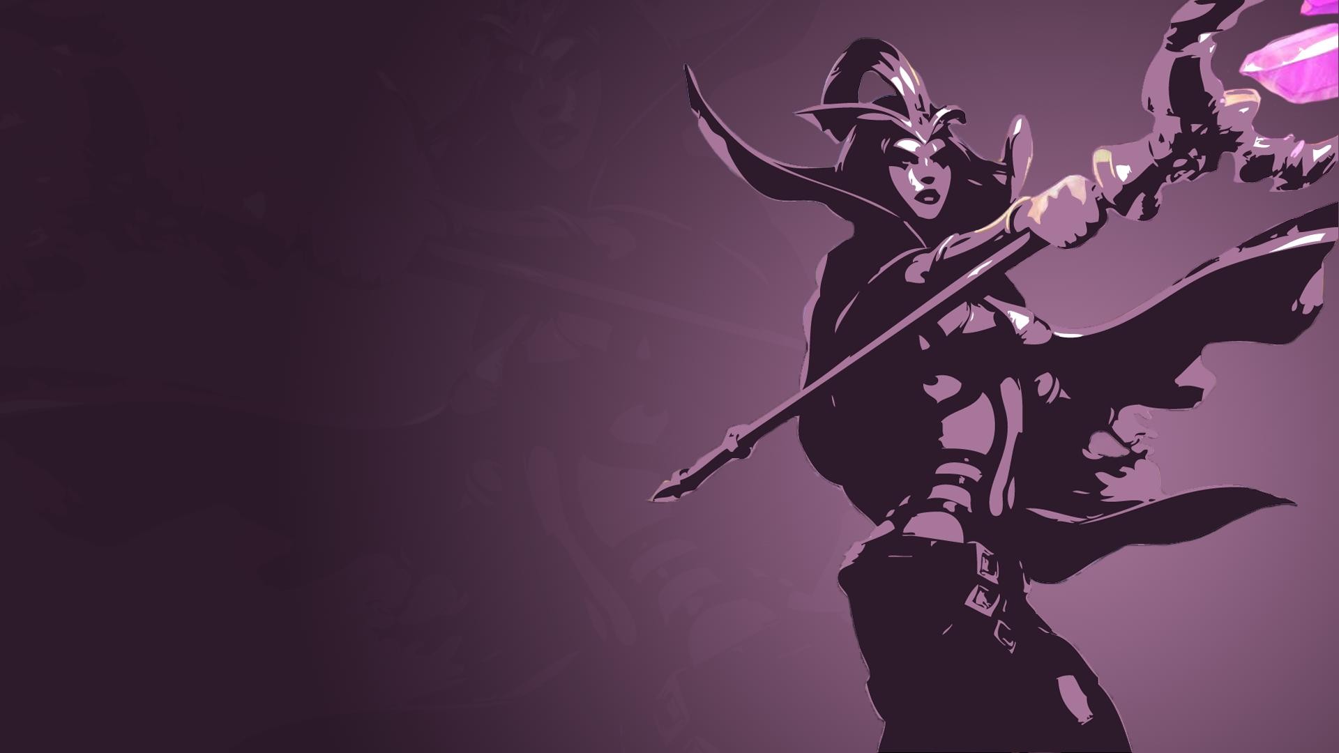 General 1920x1080 video games video game girls magician staff League of Legends LeBlanc (League of Legends) simple background minimalism women fantasy art fantasy girl PC gaming