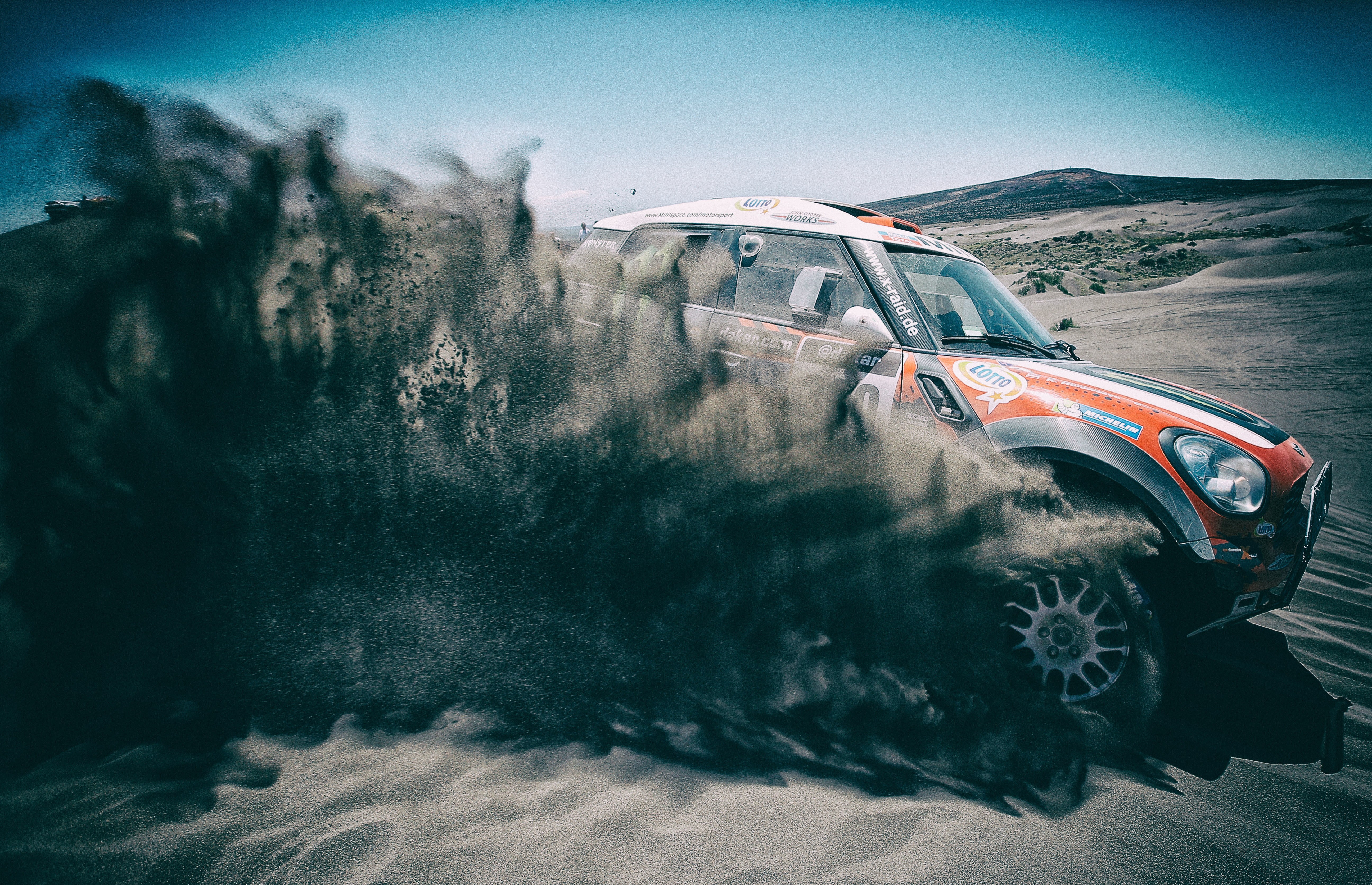 General 5184x3346 rally cars sand vehicle racing Dakar Rally motorsport sport car Mini British cars