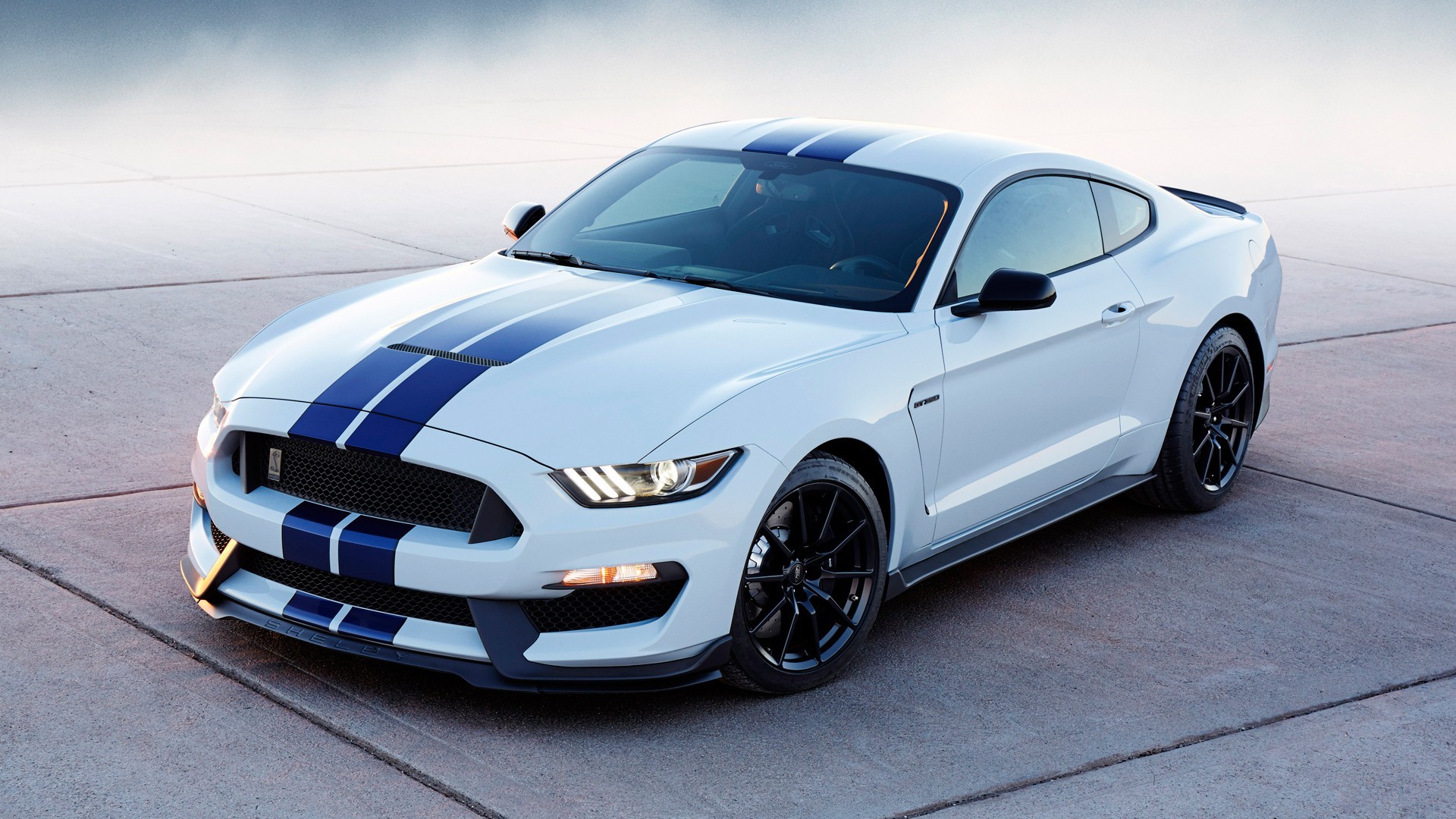 General 1920x1080 car Ford Mustang Shelby Ford Ford Mustang Shelby white cars racing stripes American cars muscle cars
