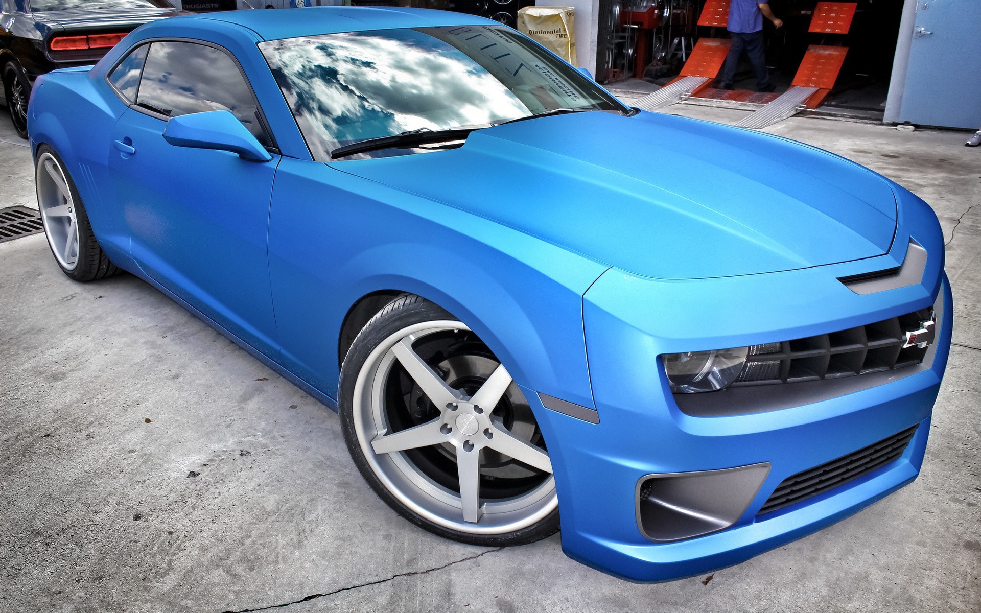 General 1920x1200 car Chevrolet Camaro Chevrolet vehicle blue cars muscle cars American cars