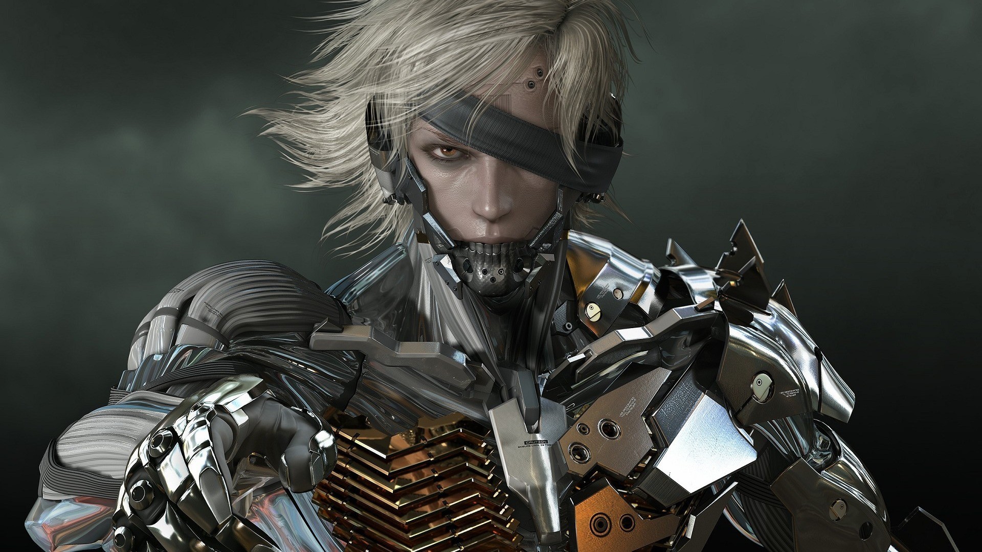 General 1920x1080 video games artwork Metal Gear Rising: Revengeance CGI armor video game art