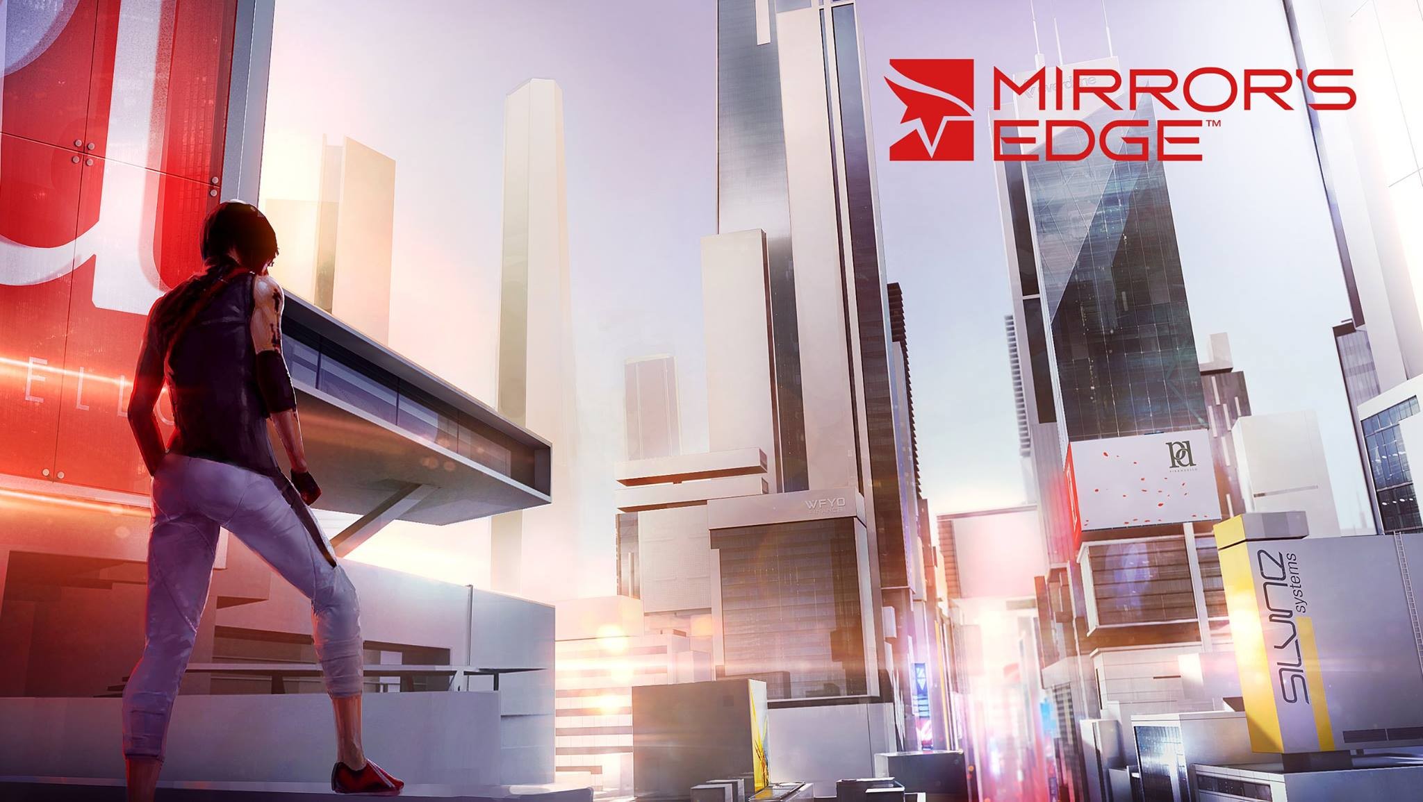General 2048x1155 building Mirror's Edge video games PC gaming video game art video game girls Faith Connors