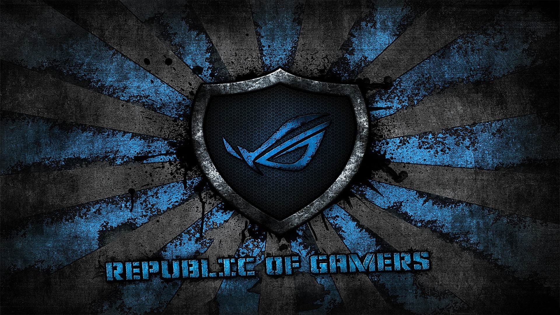 General 1920x1080 Republic of Gamers ASUS logo PC gaming