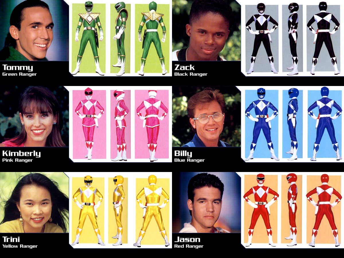 General 1200x900 Power Rangers collage TV series actor actress