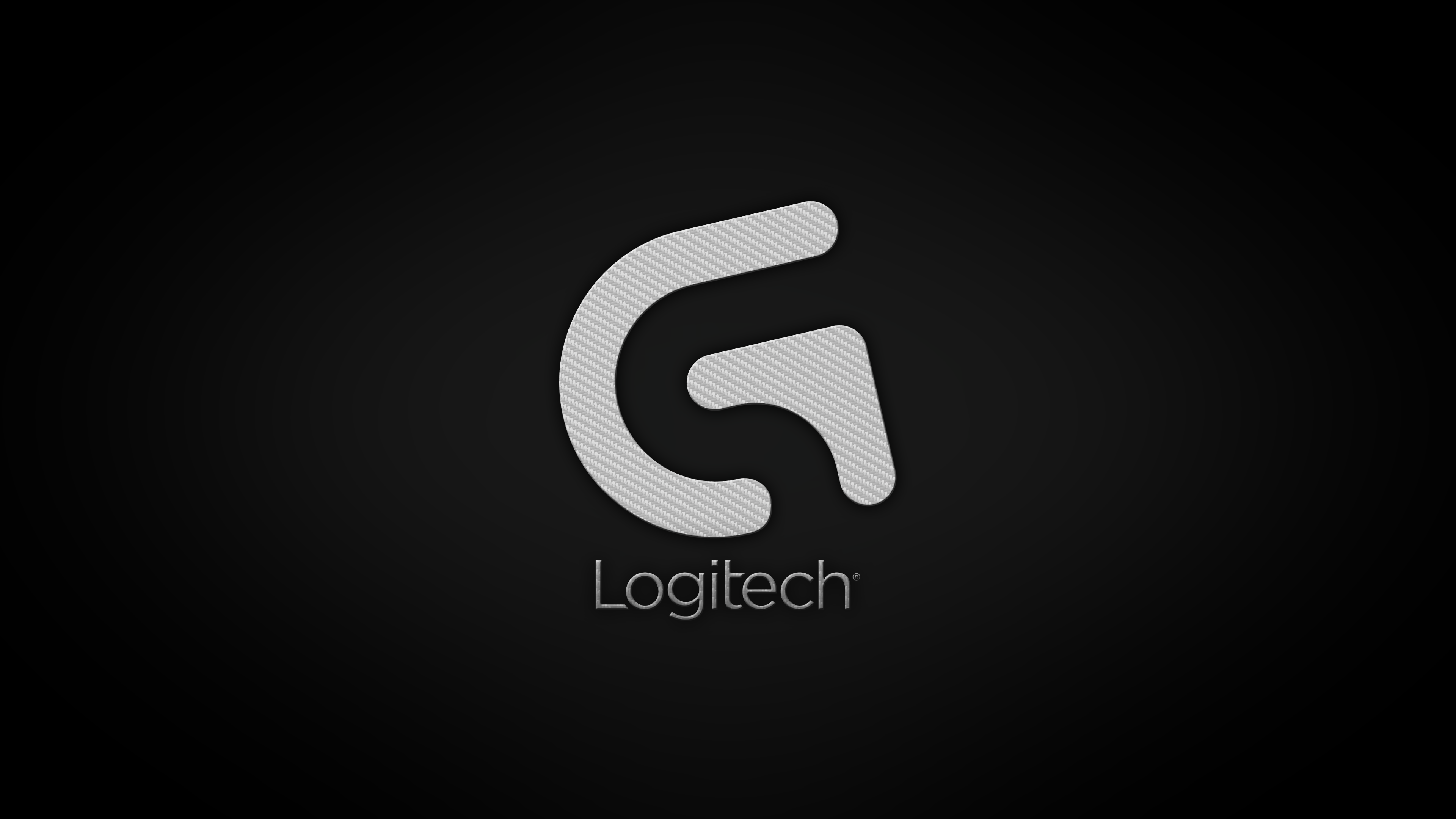 General 3840x2160 logo technology minimalism monochrome simple background black background brand