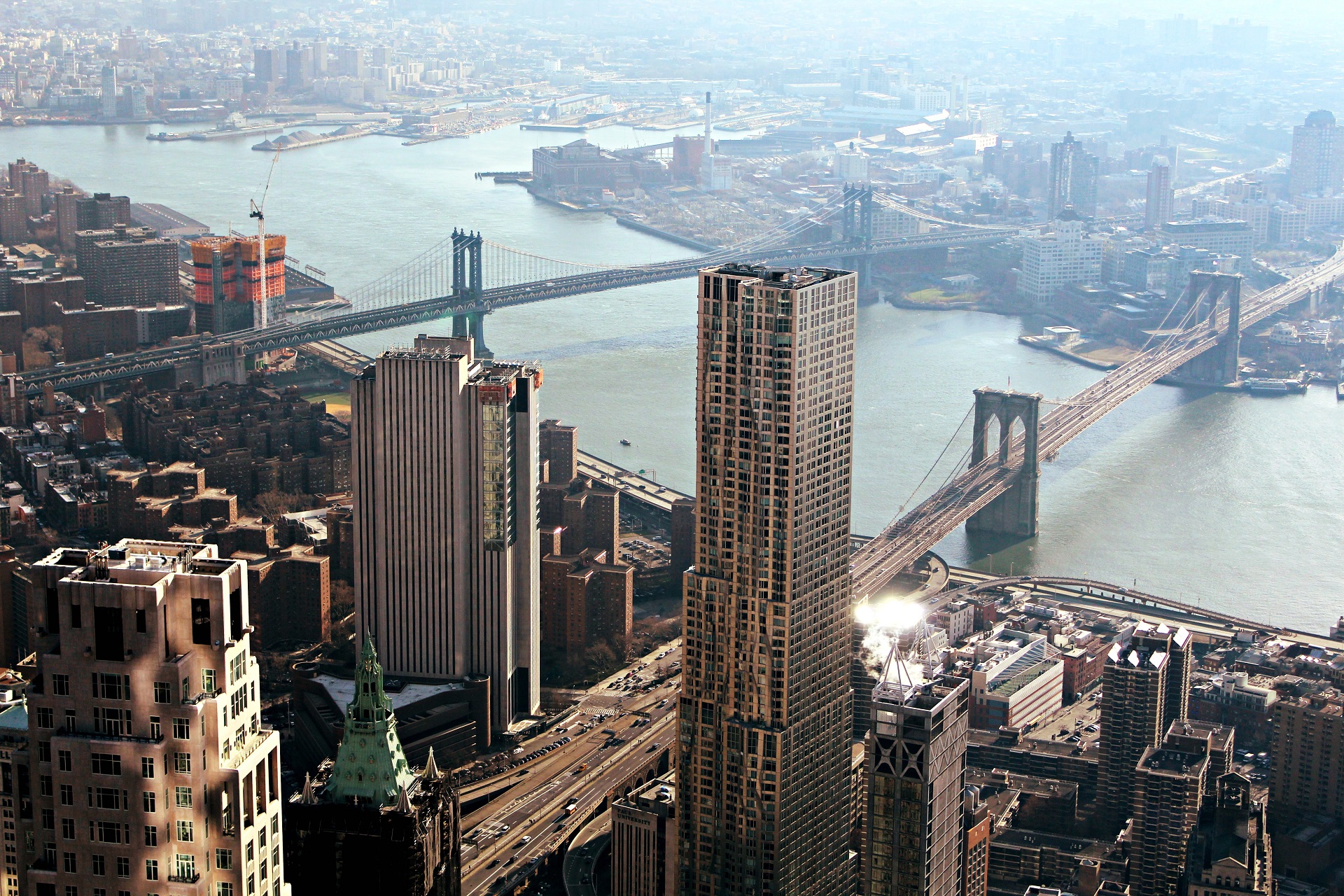 General 1920x1280 city cityscape bridge skyscraper New York City Brooklyn Bridge Manhattan Bridge USA