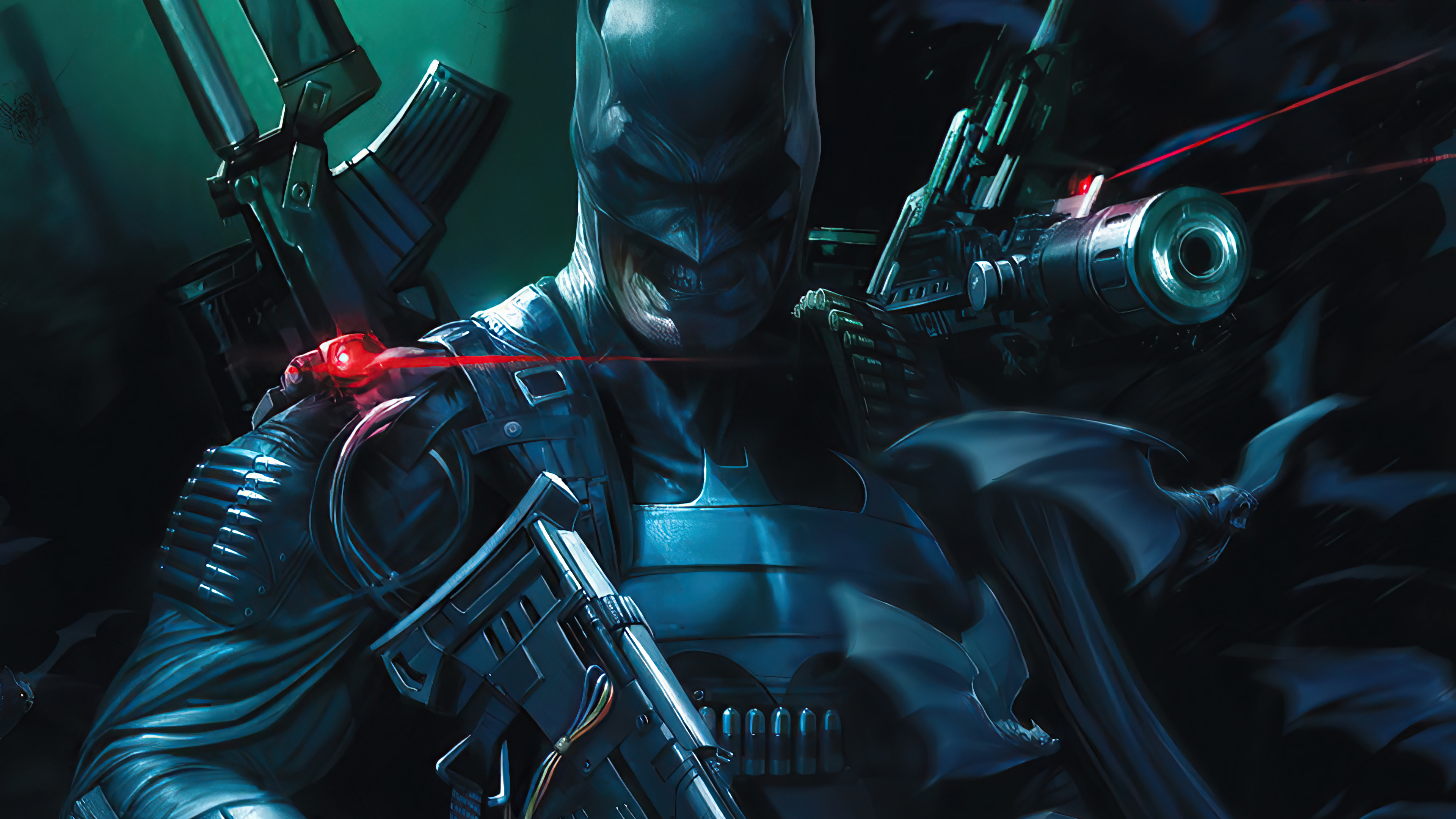 General 3840x2160 Batman superhero video game art