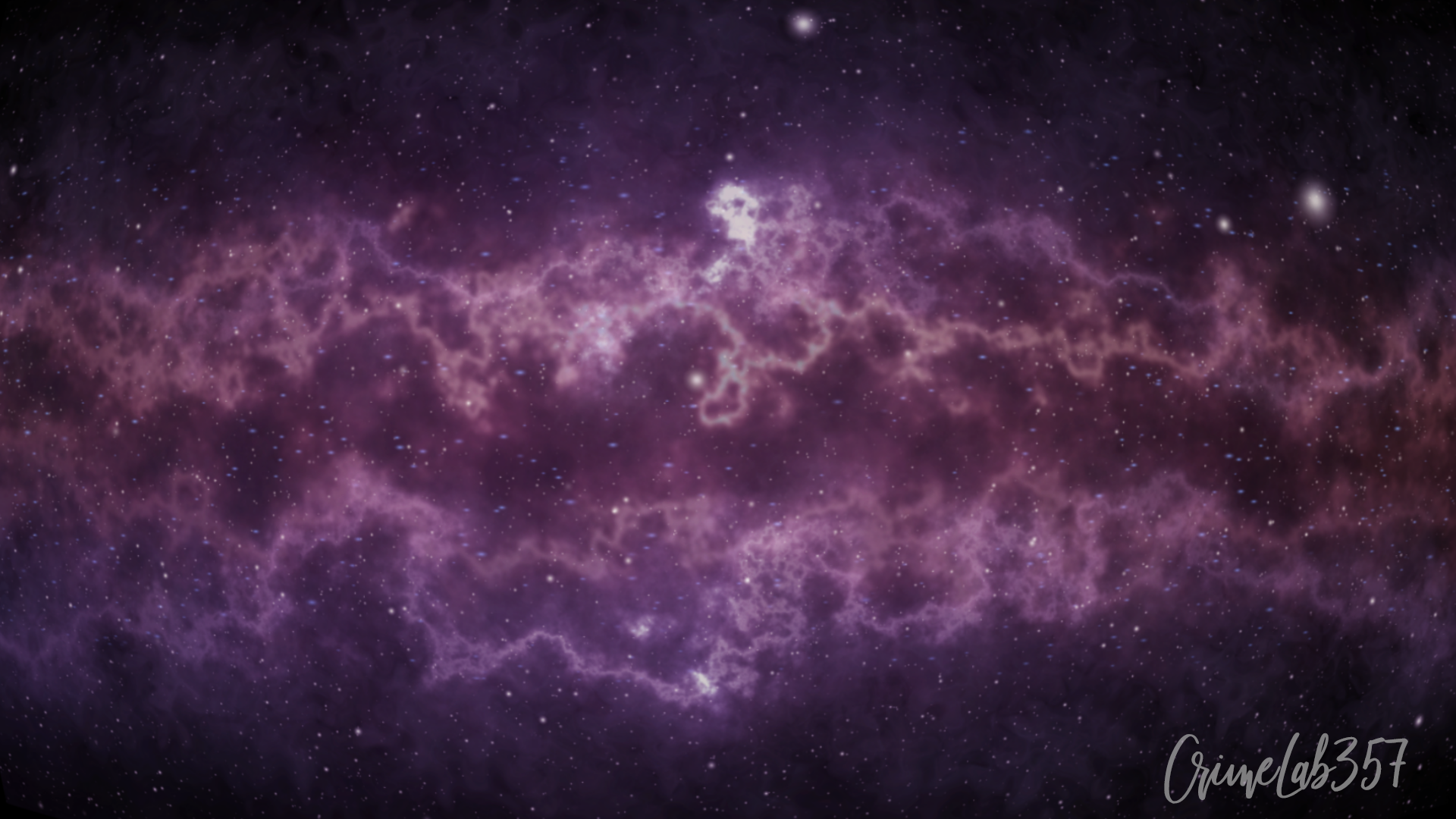 General 1920x1080 Deep Space Milky Way nebula digital art