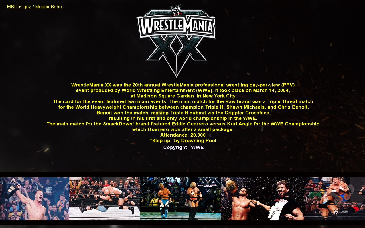 People 1280x800 WWE wrestlemania Wrestlemania 20 wrestling Stone Cold Steve Austin Brock Lesnar  Randy Orton Eddie Guerrero John Cena