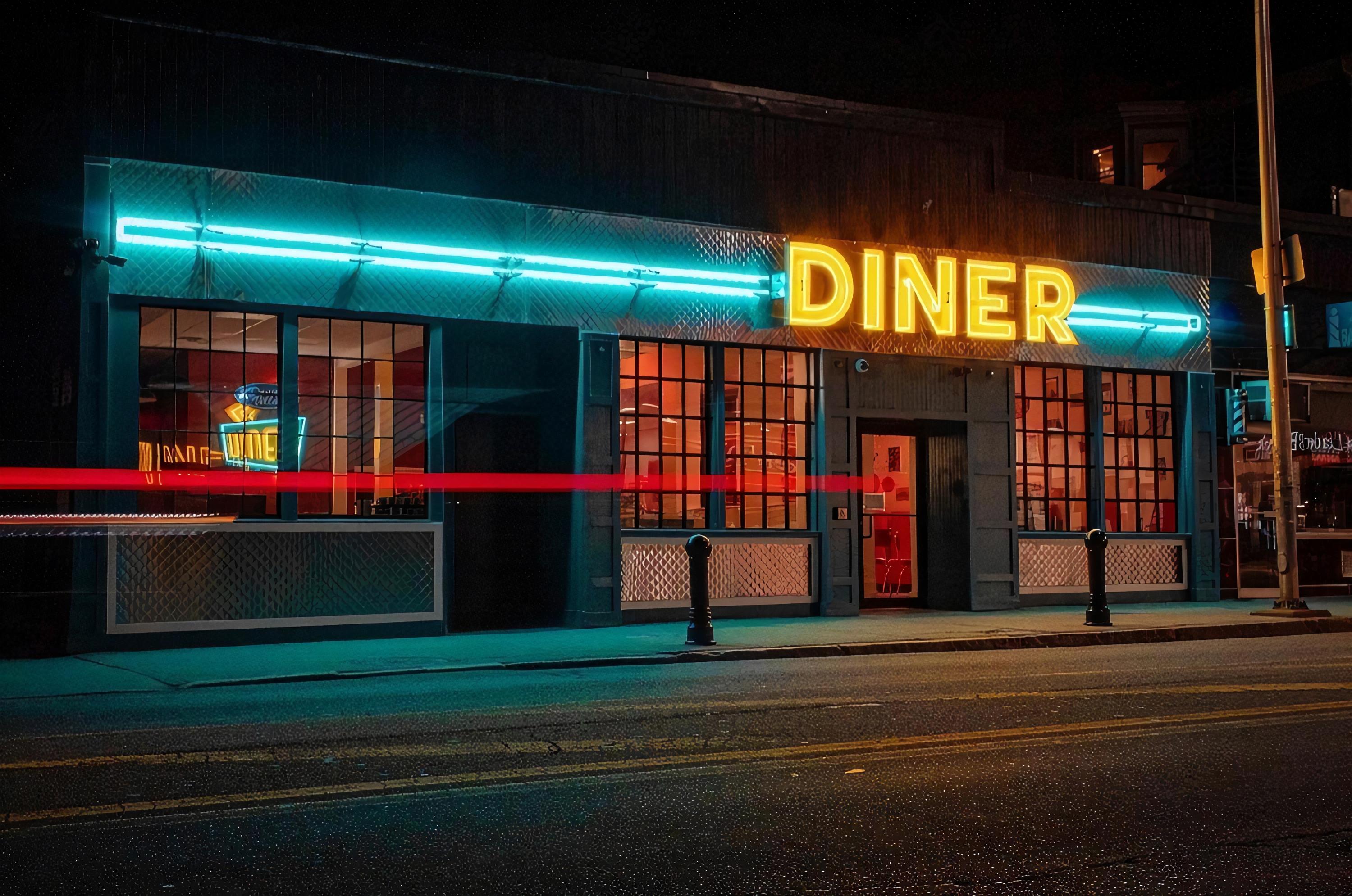 General 3000x1990 neon night diner