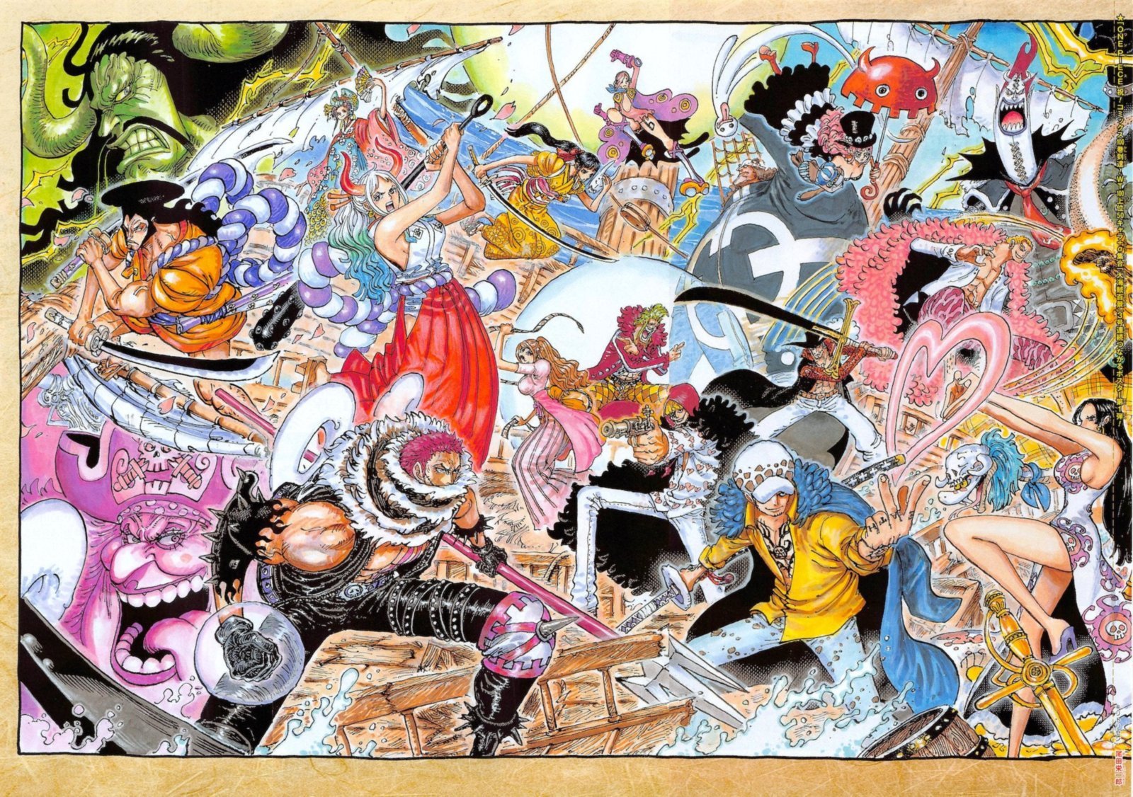 Anime 1600x1126 manga One Piece