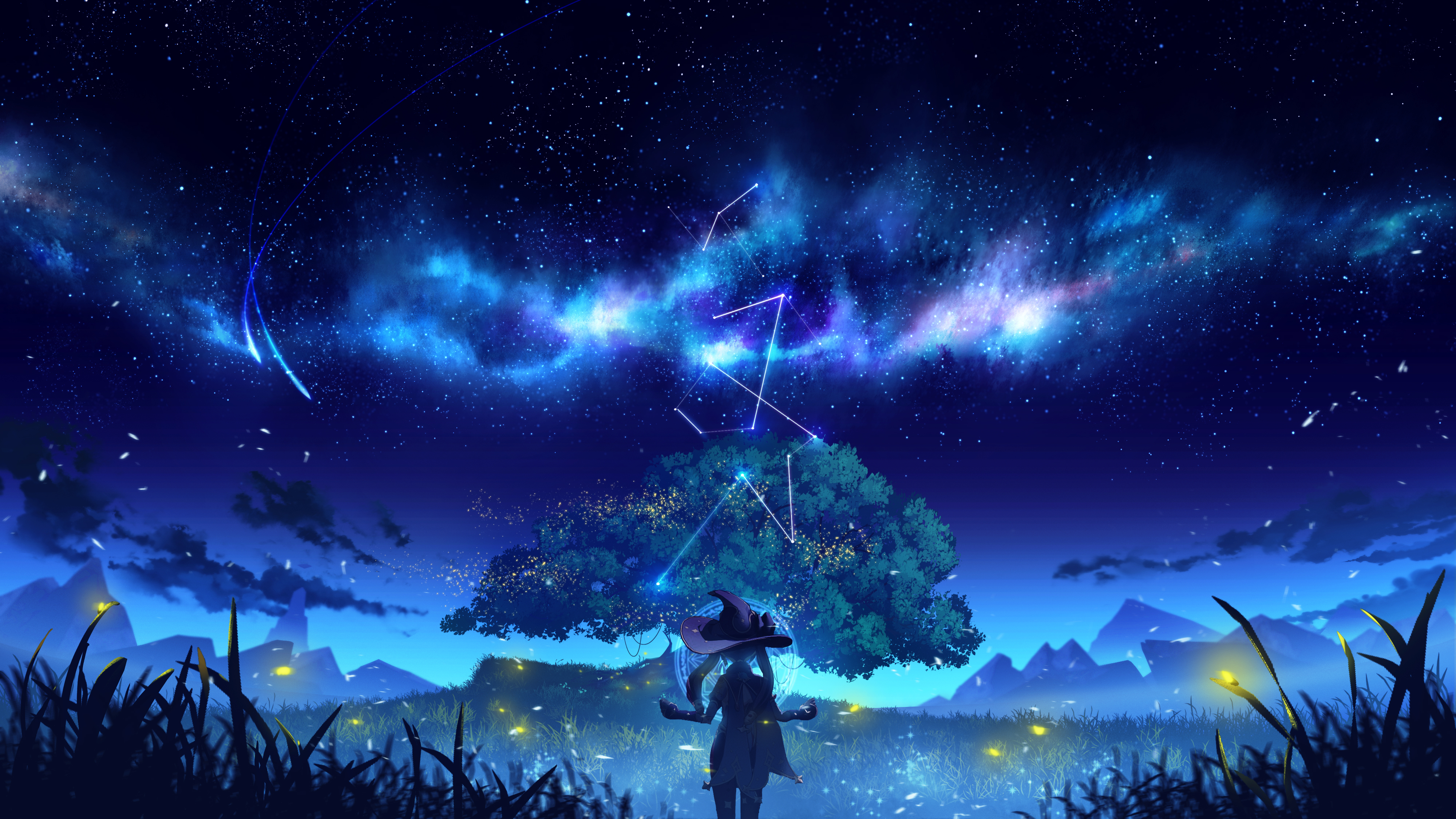 Megurine Luka Constellations - Canvas_With_Nothing - Digital Art, People &  Figures, Animation, Anime, & Comics, Anime - ArtPal