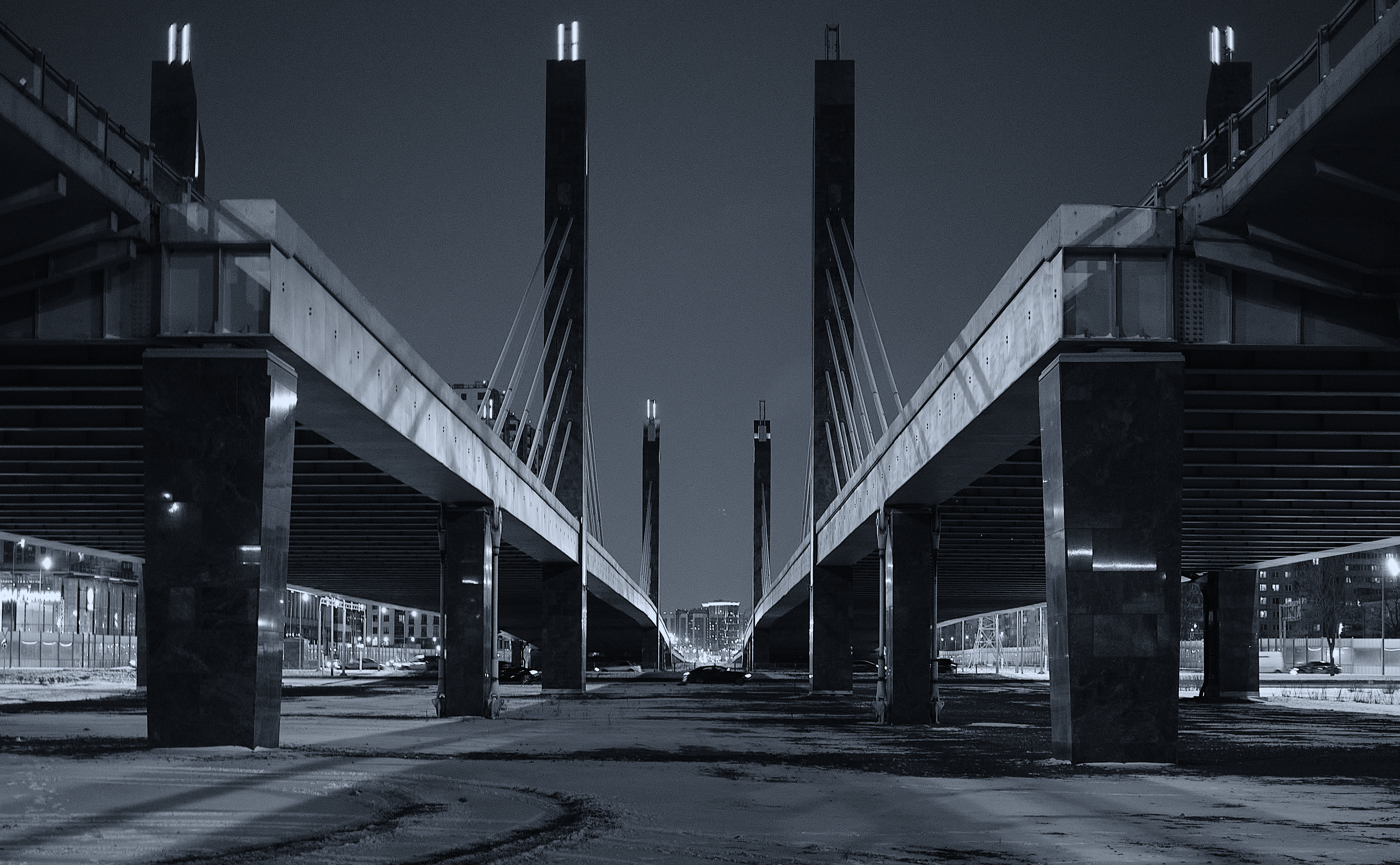General 4863x3005 bridge architecture photography monochrome Russia St. Petersburg
