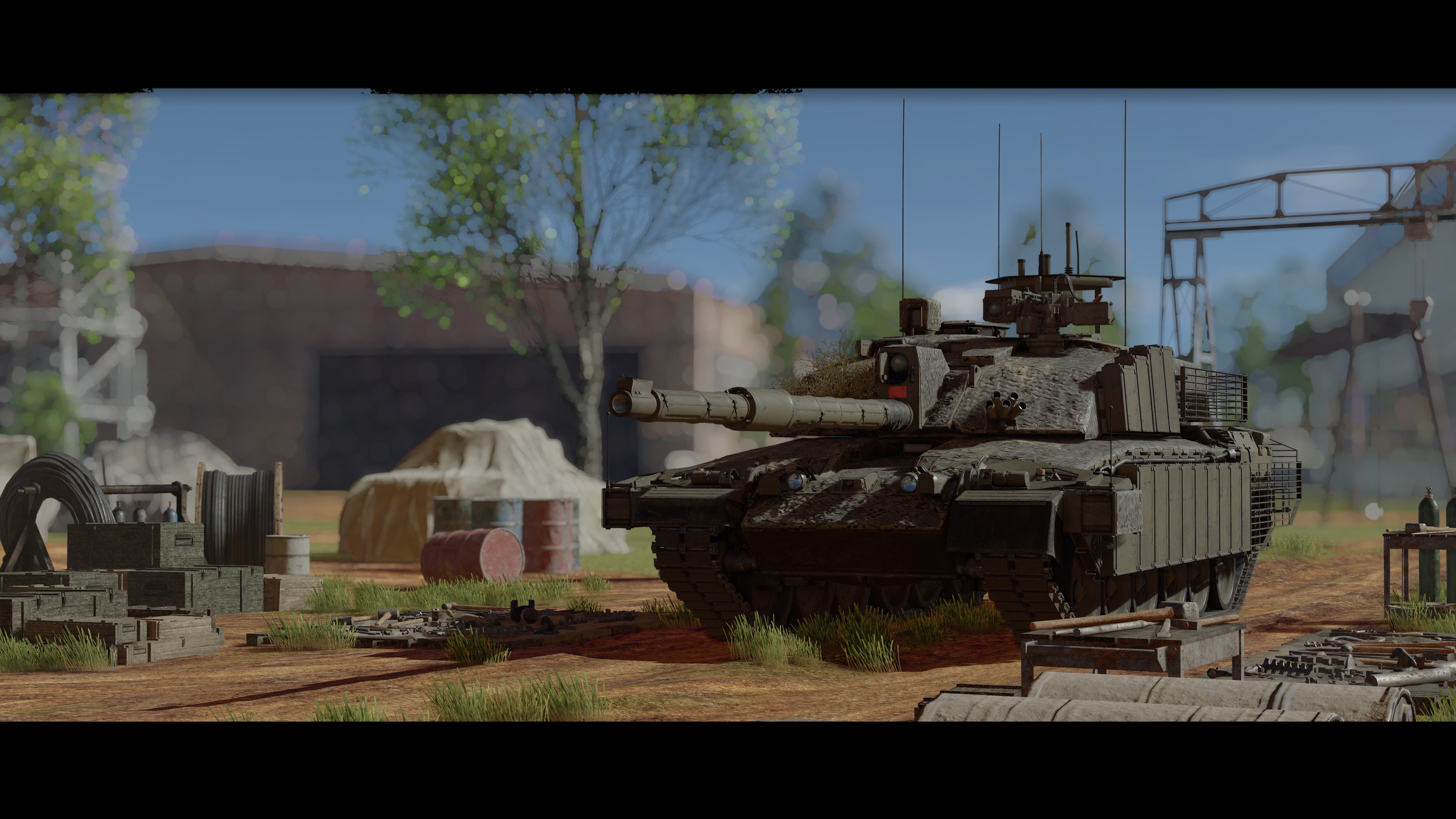 General 7680x4320 Challenger 2 tank war War Thunder Gaijin Entertainment military video games British tanks