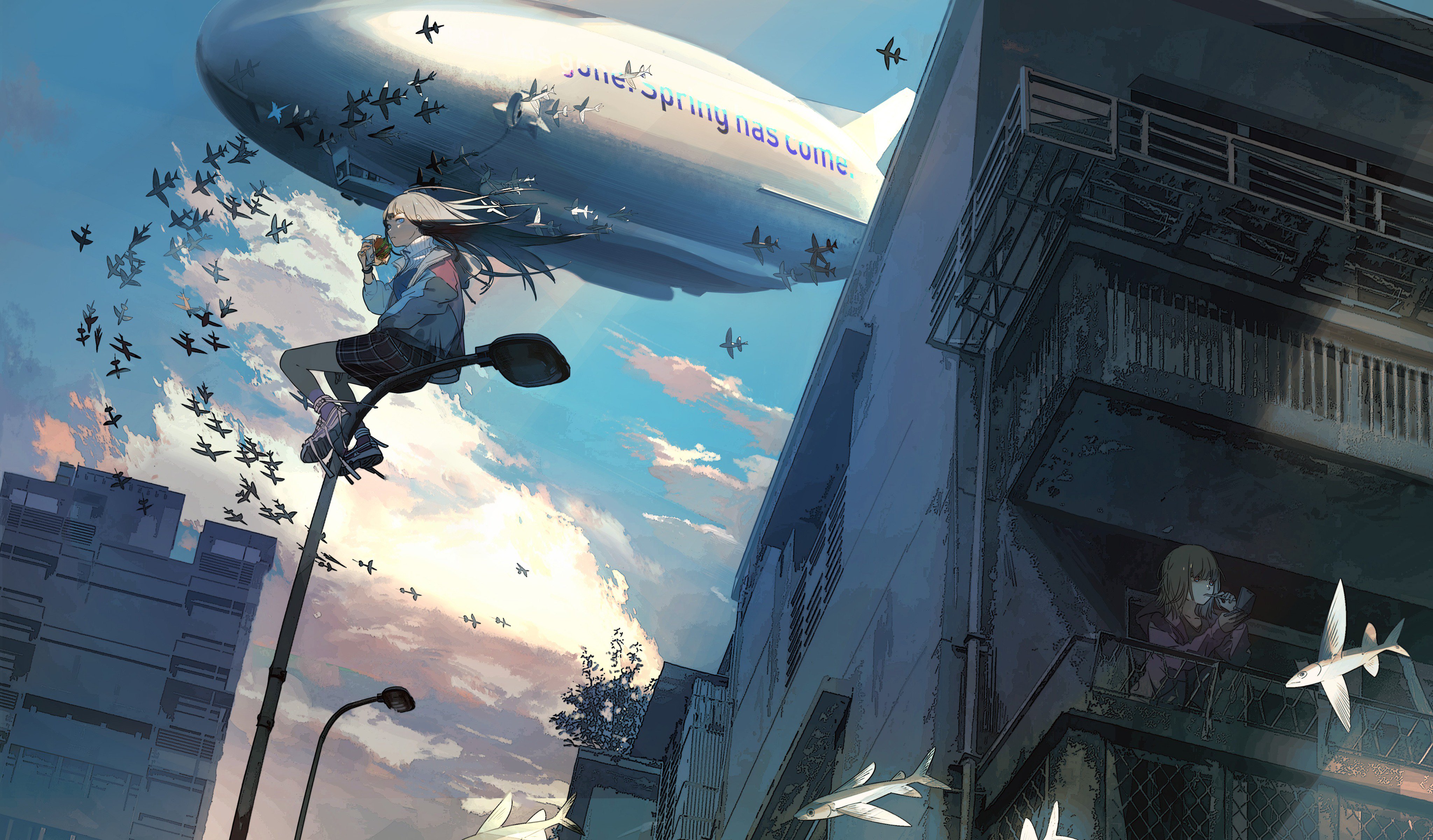 Anime girl on an airship : r/StableDiffusion