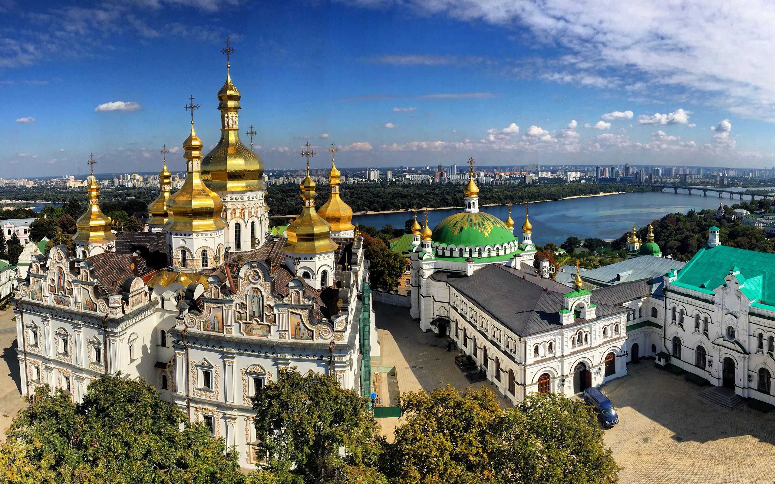 General 2560x1600 city river architecture landscape Kyiv