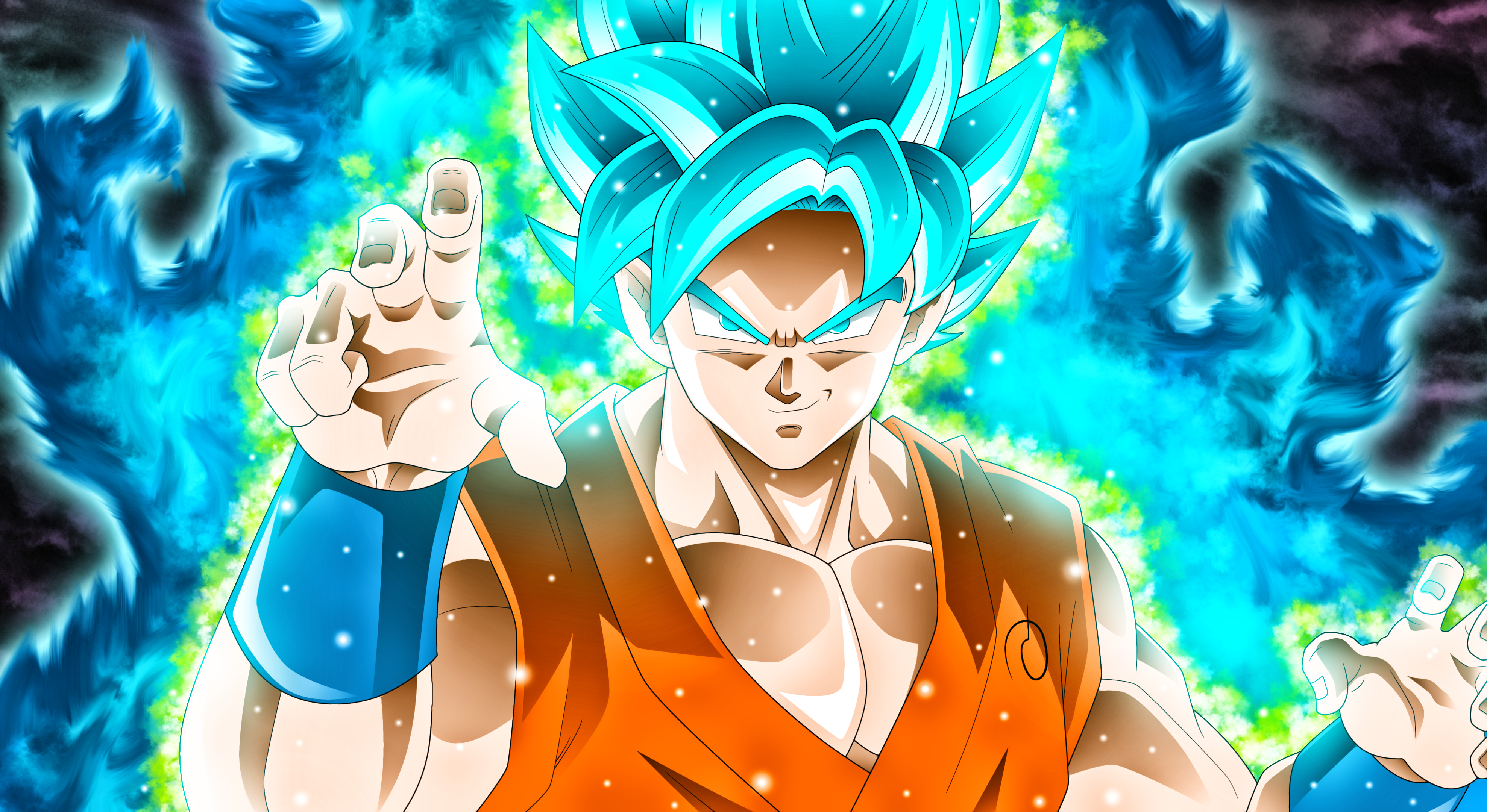 Goku Super Saiyajin Blue  Anime dragon ball, Dragon ball super