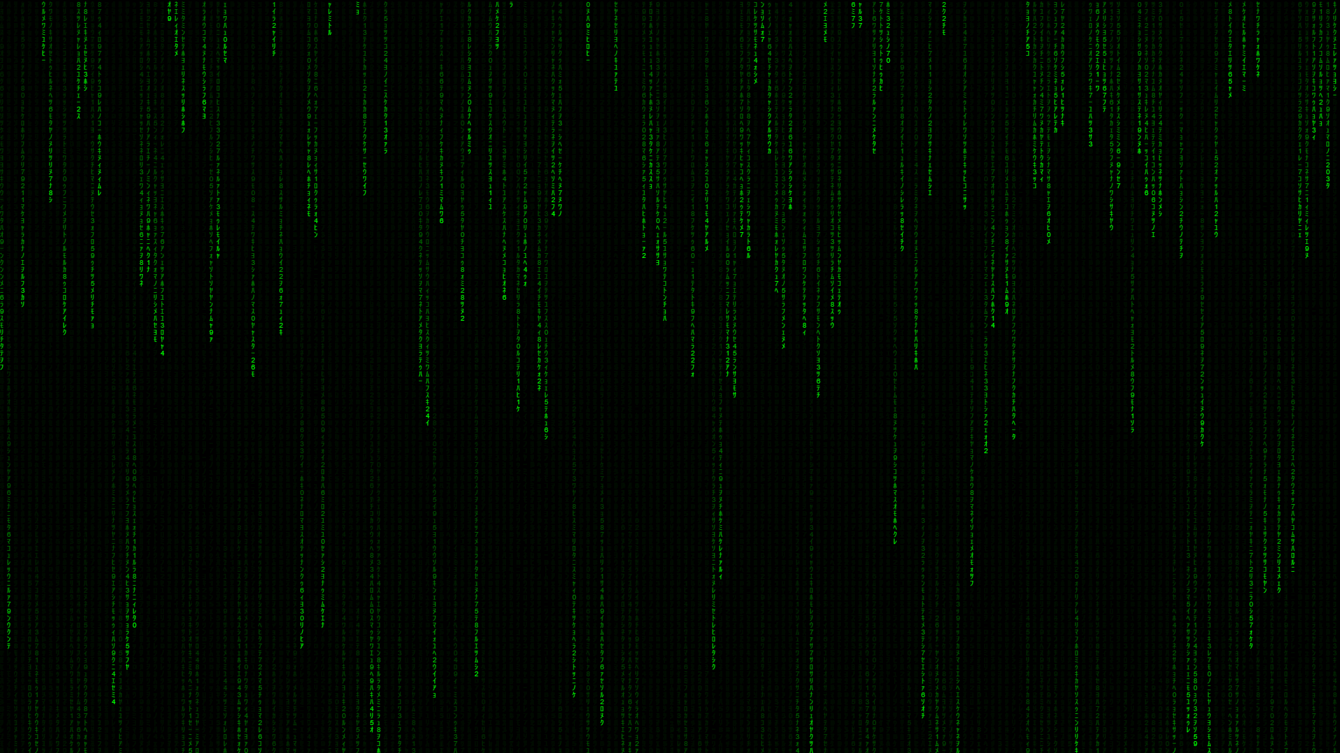 General 1920x1080 abstract The Matrix movies green Matrix
