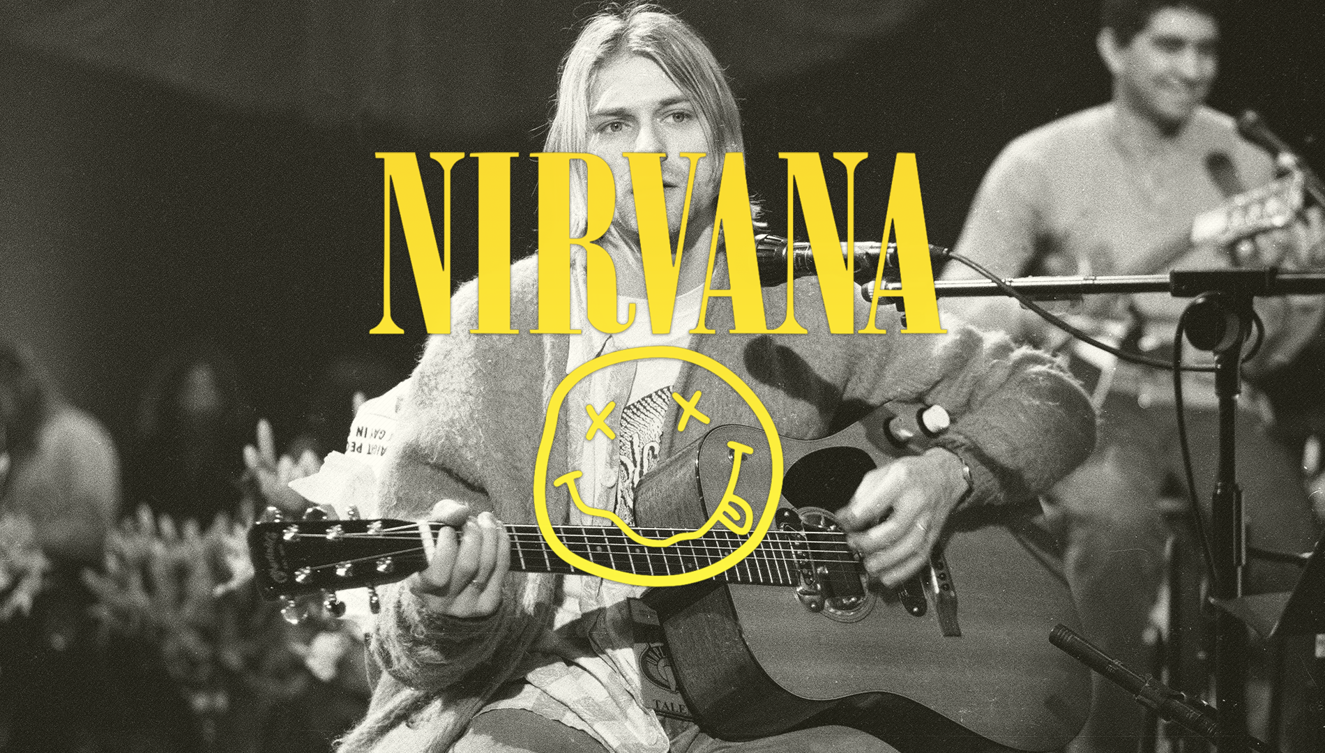 General 1900x1080 Nirvana grunge rocks Kurt Cobain Pat Smear logo music band