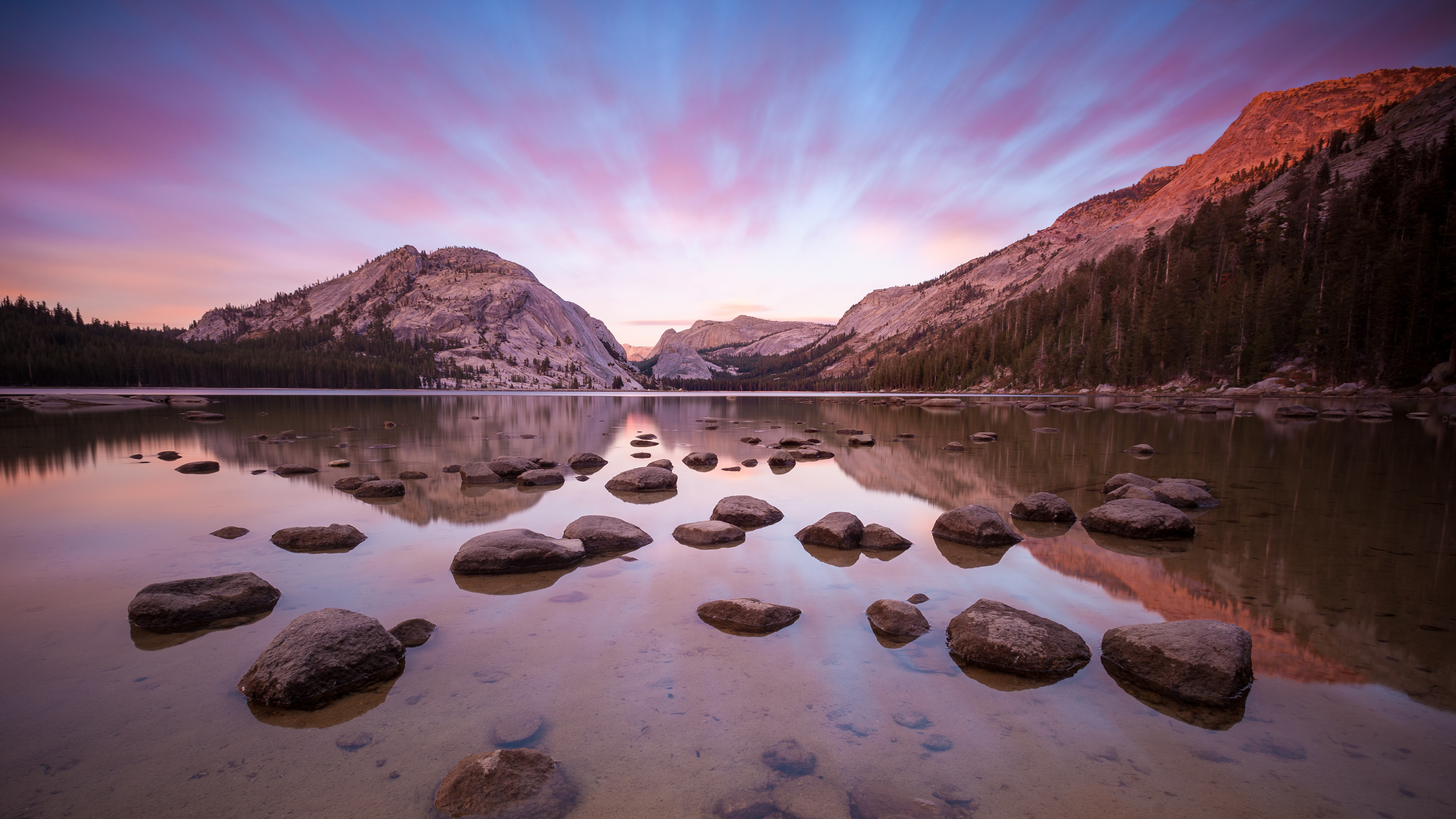 General 3840x2160 Yosemite National Park USA Yosemite Valley California landscape river water mountains reflection macOS
