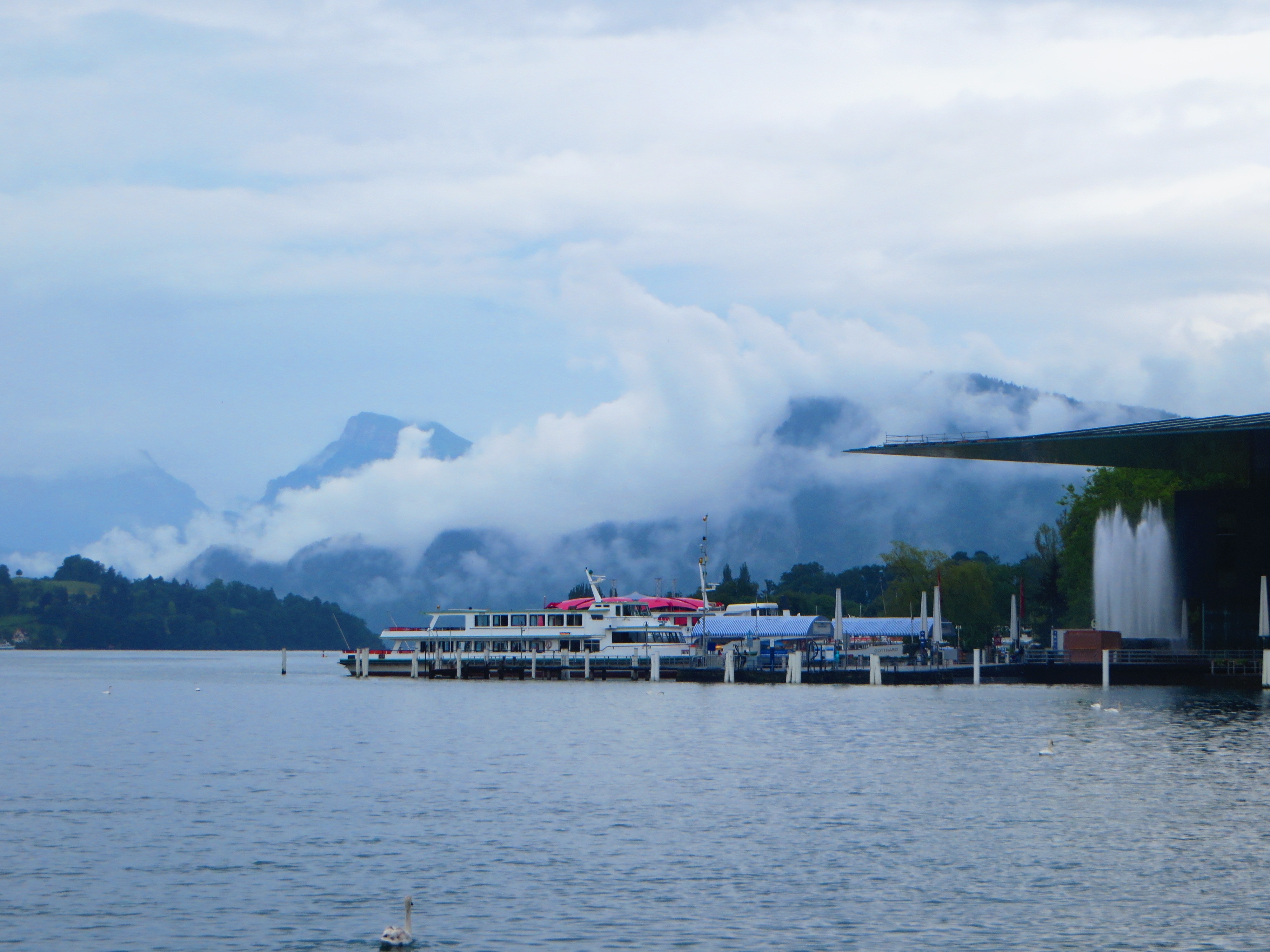 General 4000x3000 Switzerland Lucerne water clouds mountains outdoors
