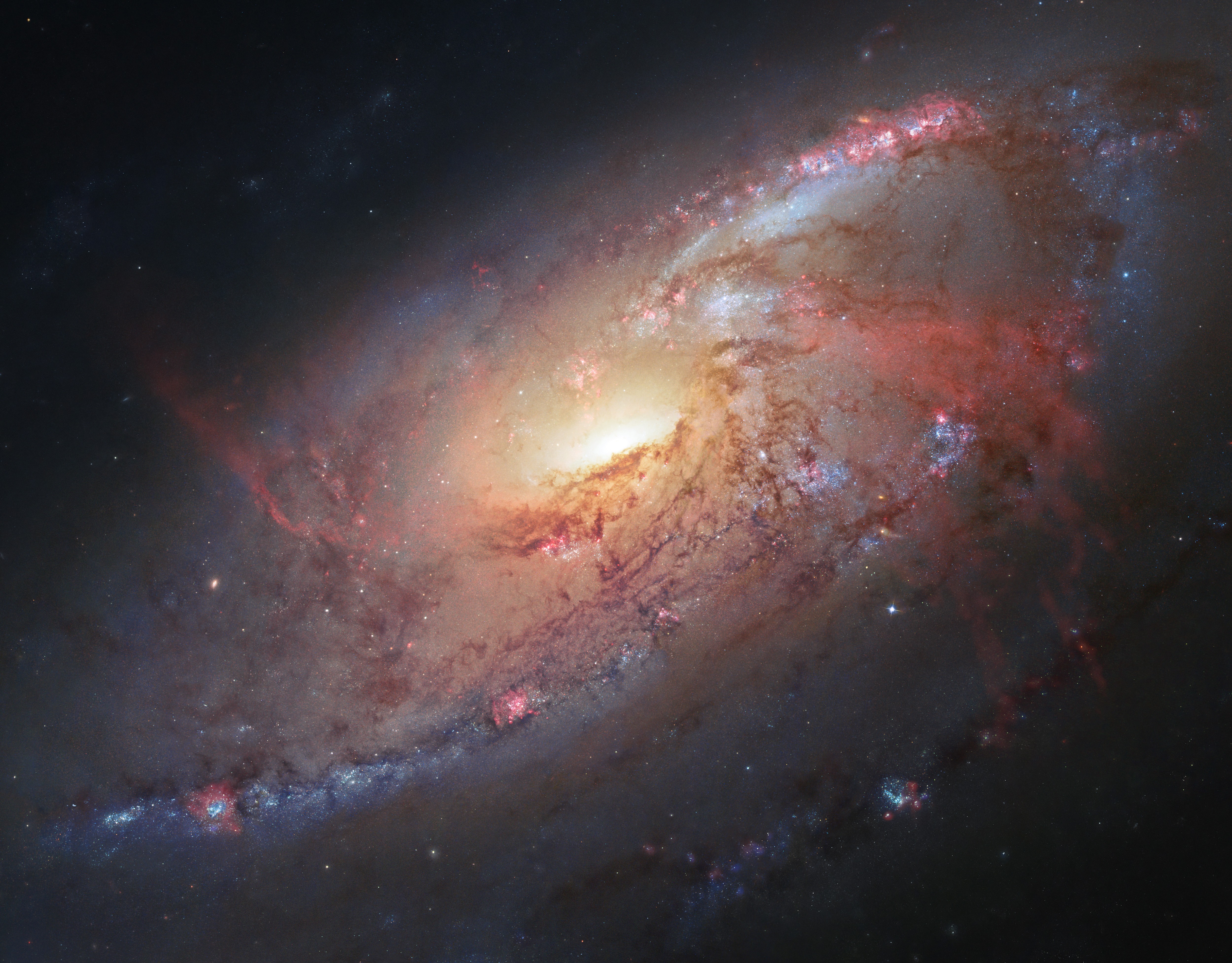 General 5000x3905 stars space galaxy nebula space art Messier 106 digital art