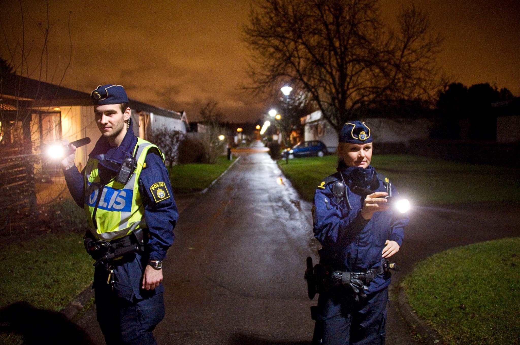 People 2048x1362 police Swedish Police men women Sweden