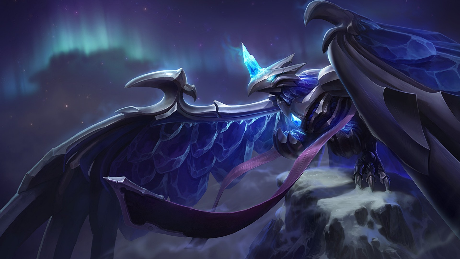 General 1920x1080 League of Legends PC gaming blue eyes fantasy art Anivia (League of Legends) video game art