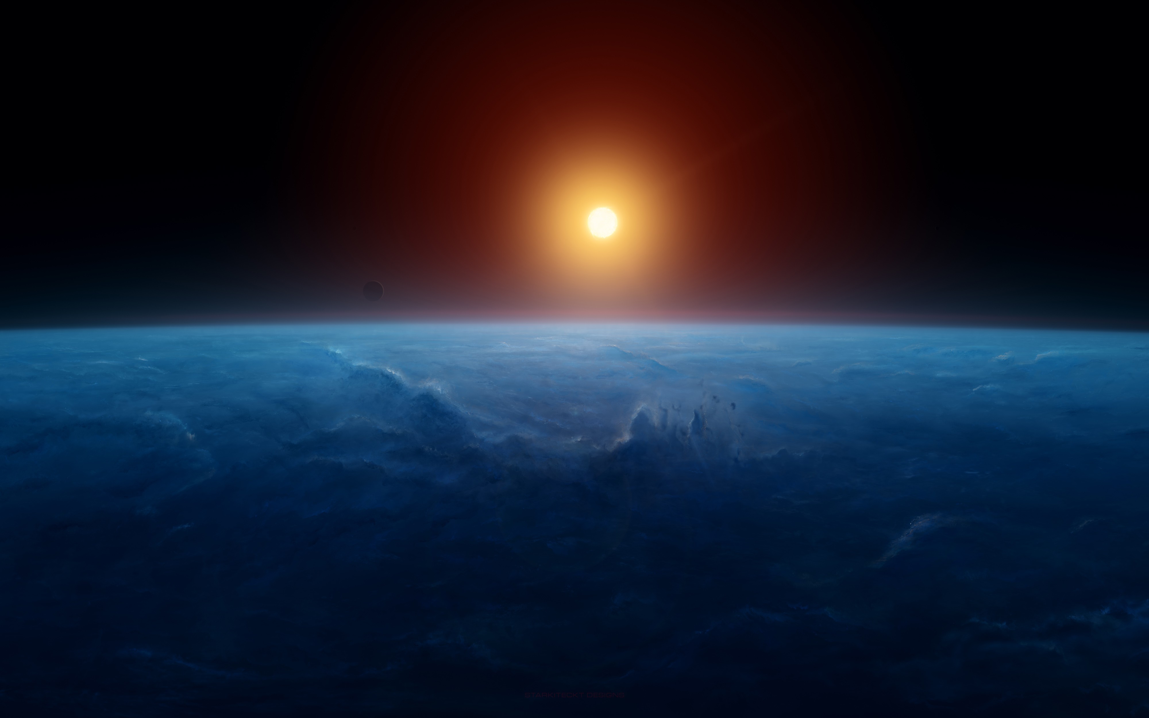 General 4000x2500 sunset Earth space