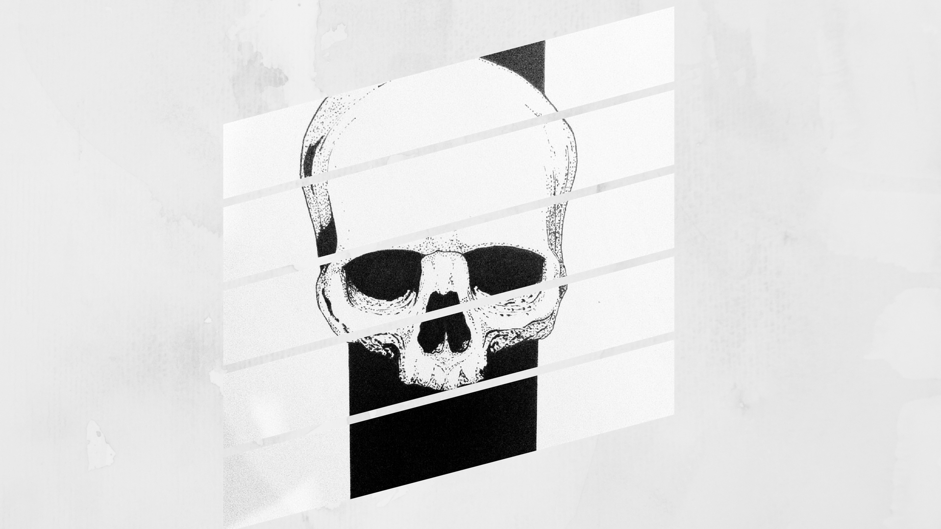 General 1920x1080 skull and bones skull monochrome
