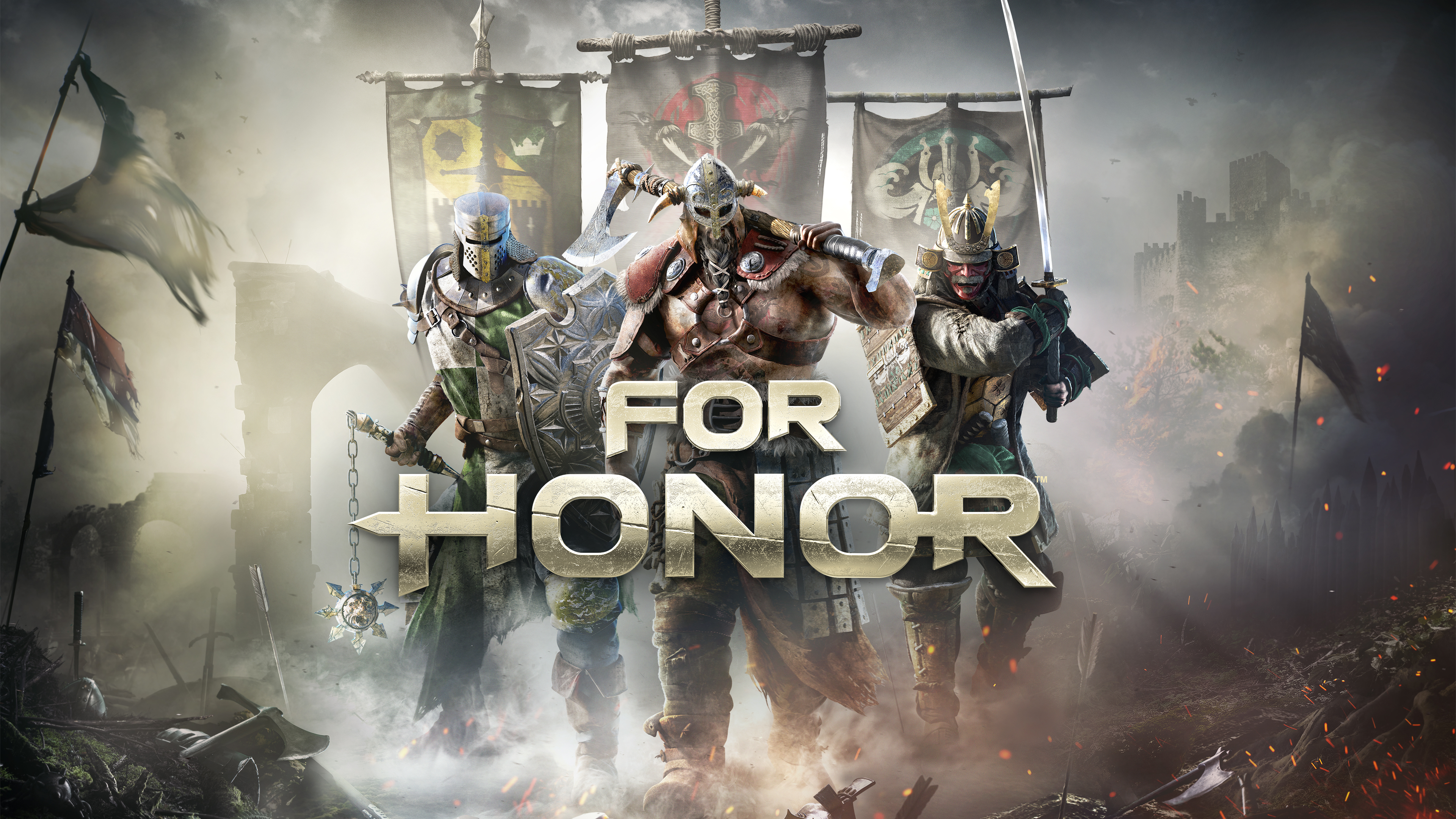 General 3840x2160 video games For Honor PC gaming video game art