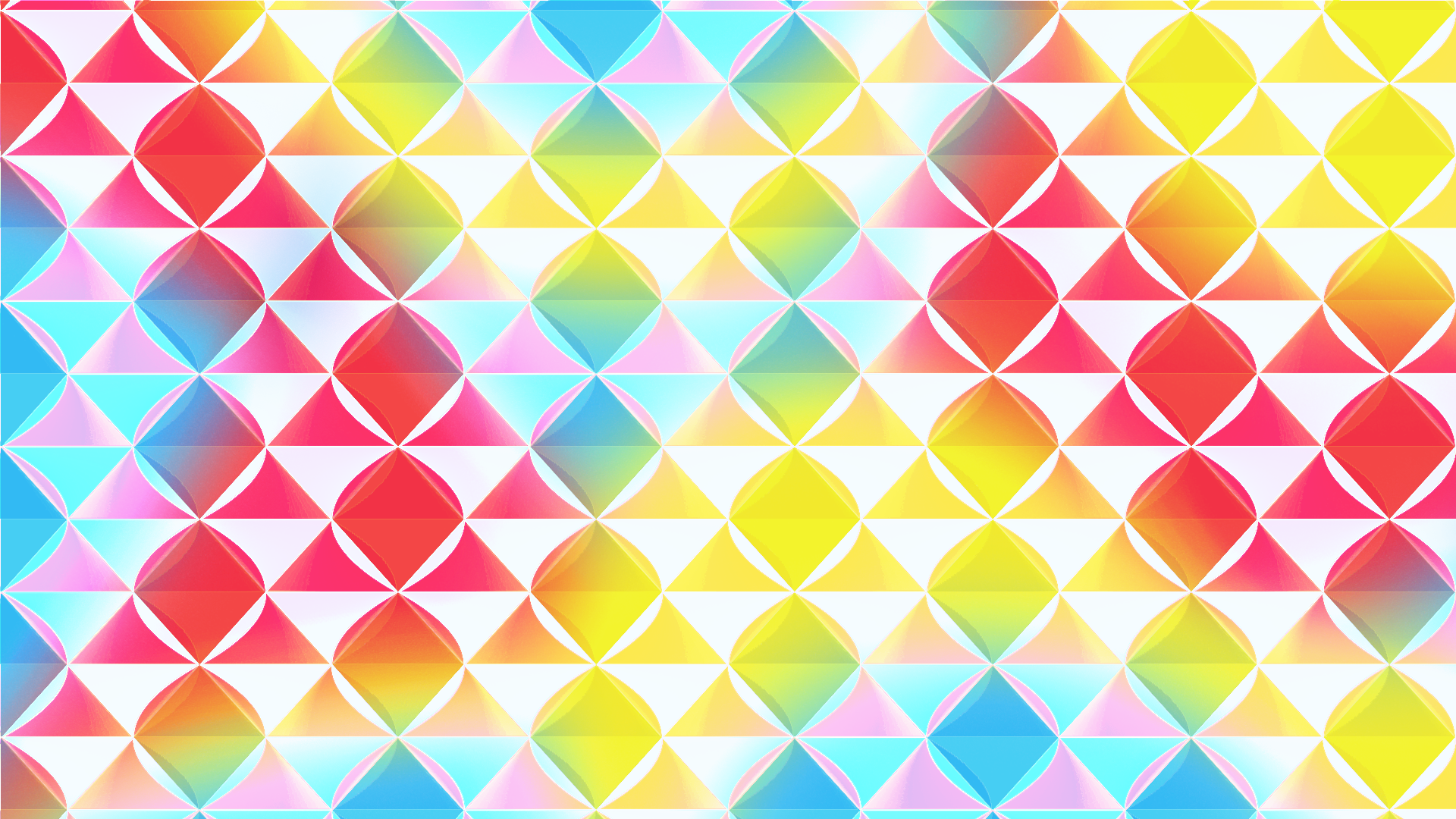 General 1920x1080 triangle colorful pattern digital art texture