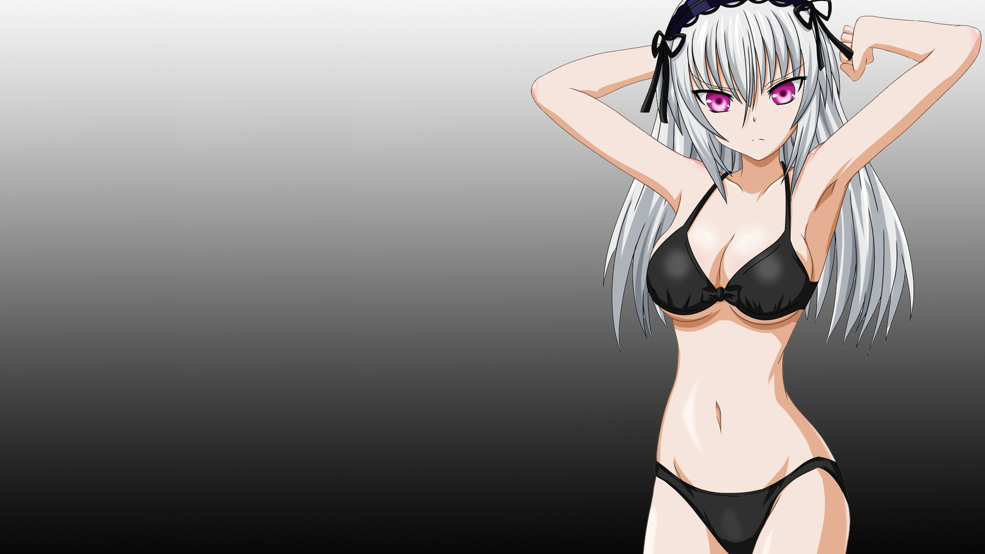 Anime 1920x1080 Rozen Maiden Suigintou bikini