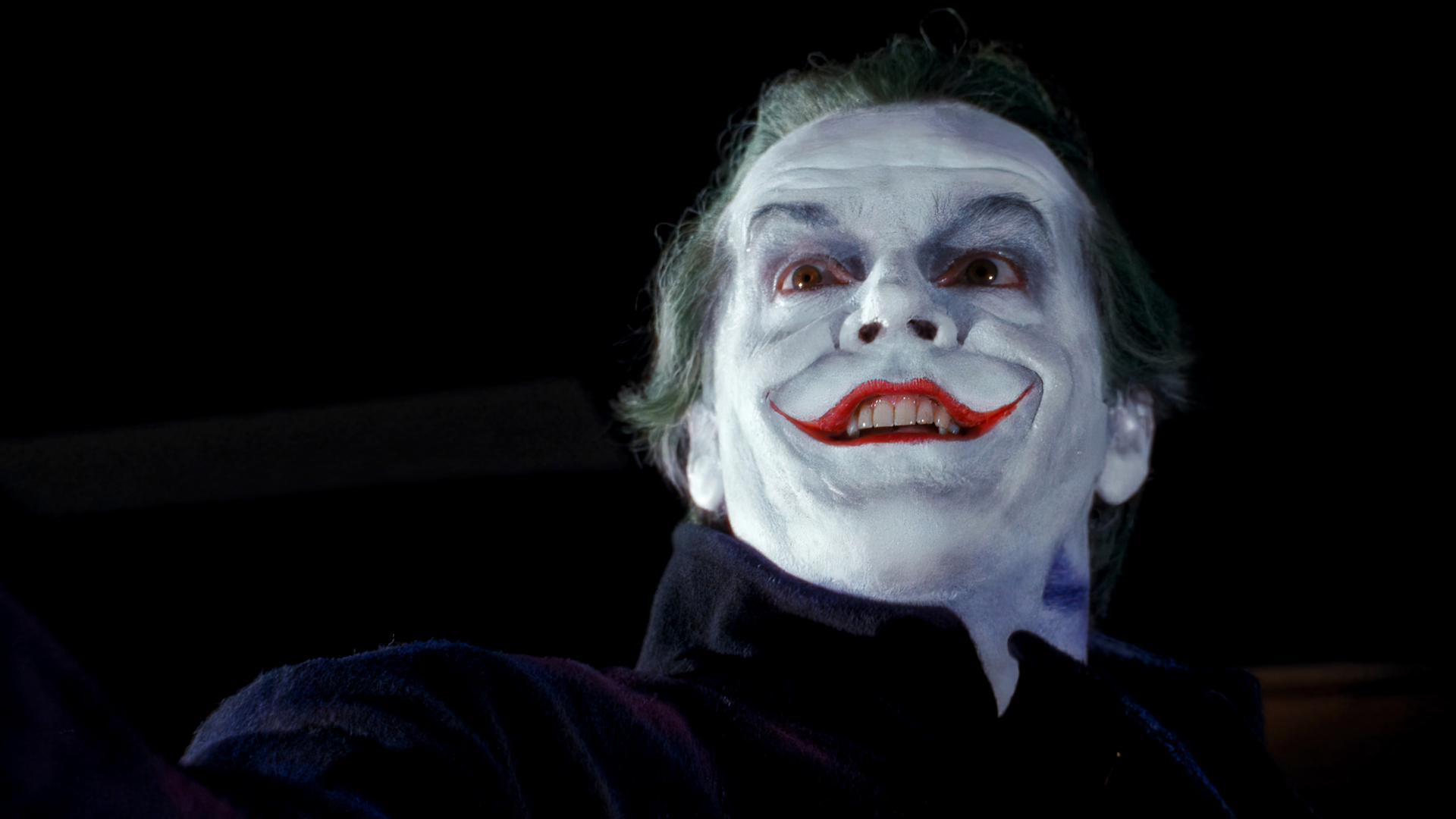 People 1920x1080 Batman (1989) movies film stills Joker Jack Nicholson actor face paint men