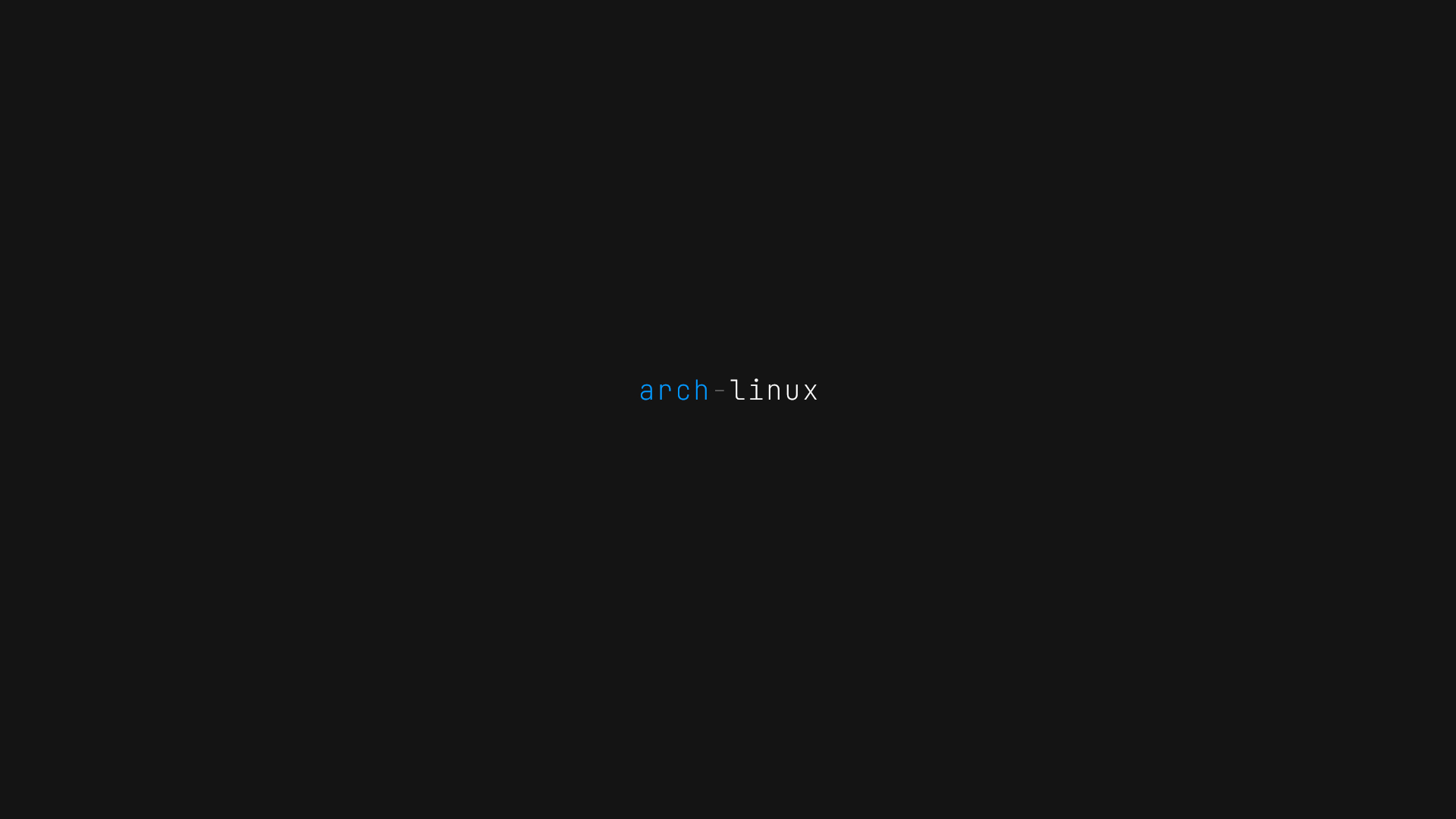 General 1920x1080 Arch Linux minimalism simple background Linux dark operating system