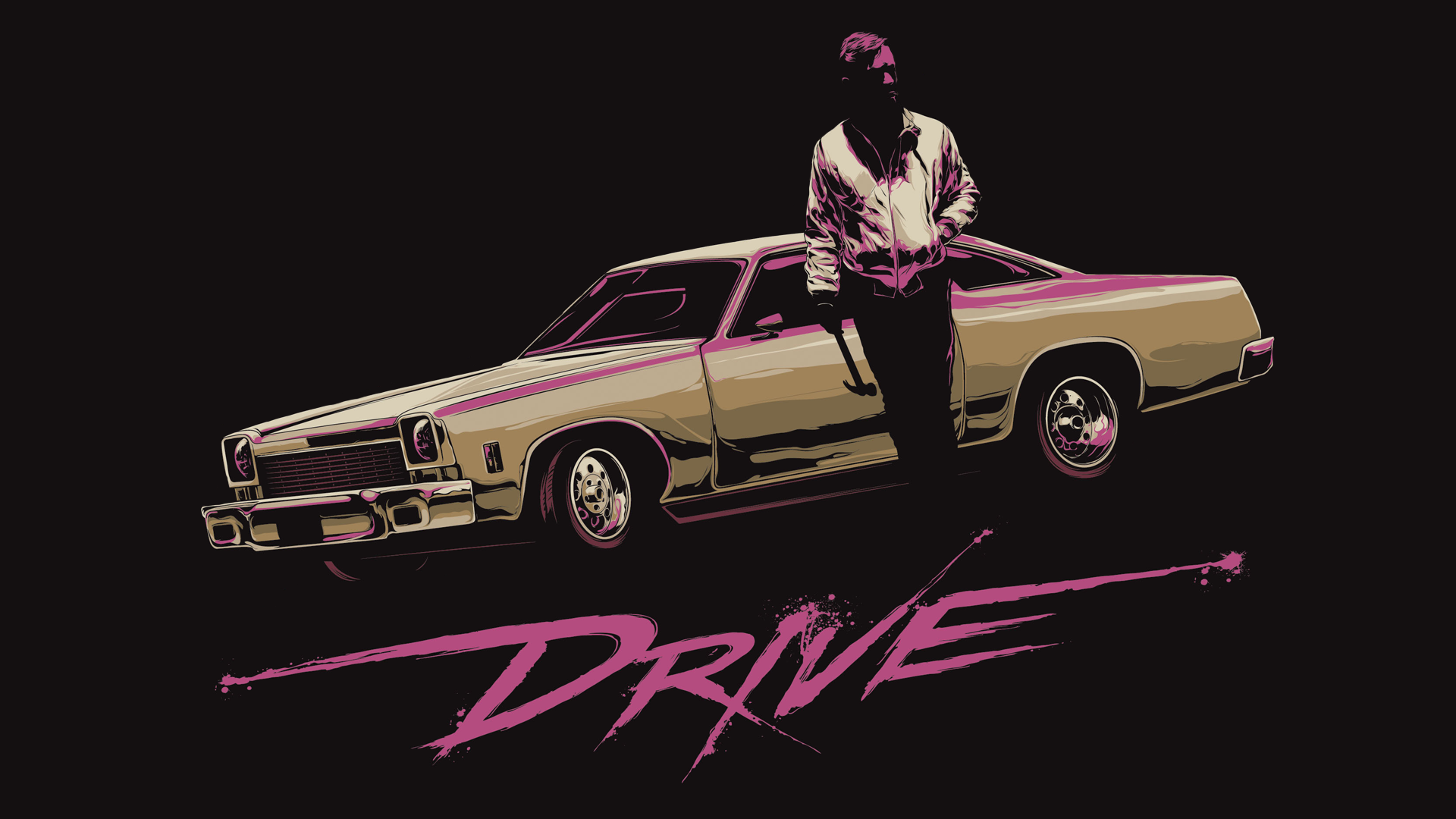 General 1920x1080 Drive (movie) Ryan Gosling car hammer Chevrolet Chevelle