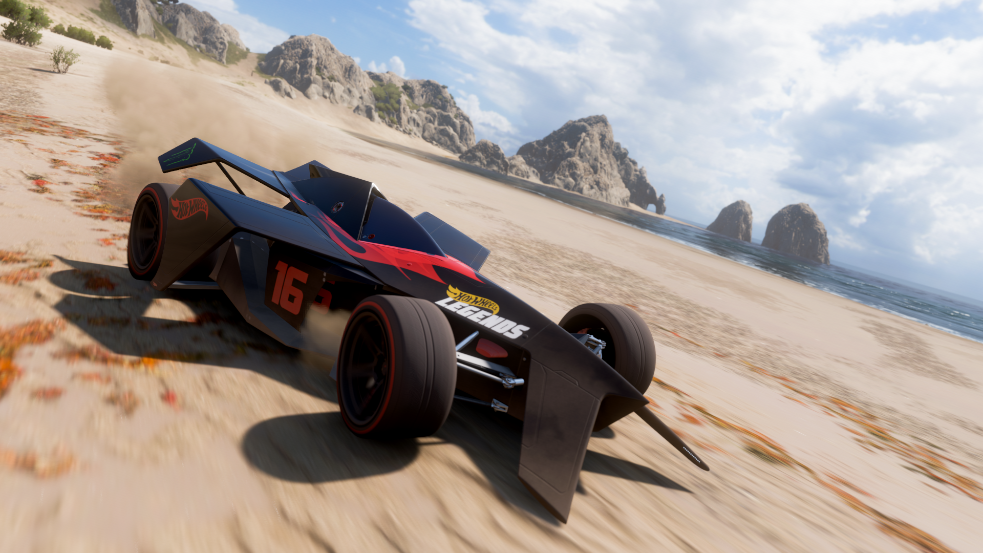General 1920x1080 Forza Horizon 5 video games Hot Wheels car CGI mountains clouds water race cars