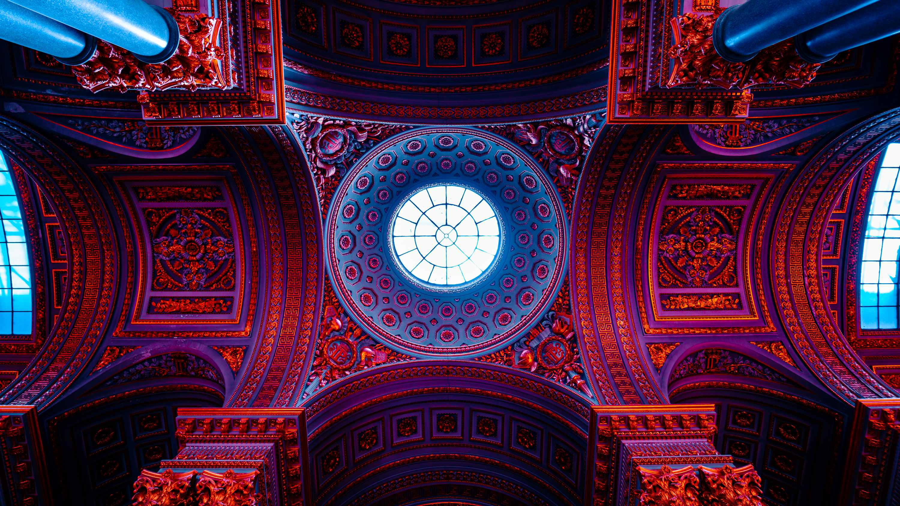 General 3000x1688 photography Château de Versailles France Europe church interior architecture